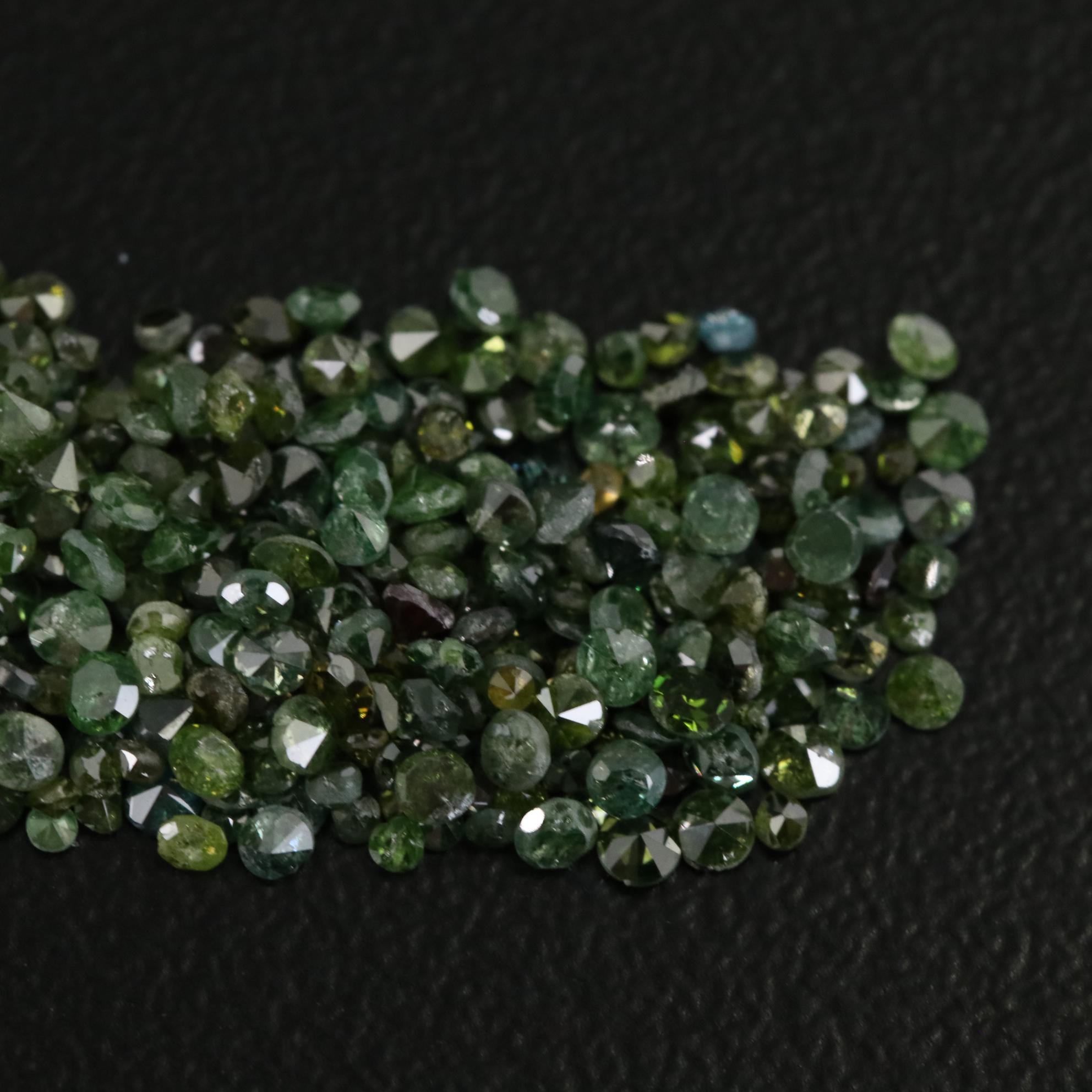 Loose 5.06 CTW Single Cut Rough Diamonds