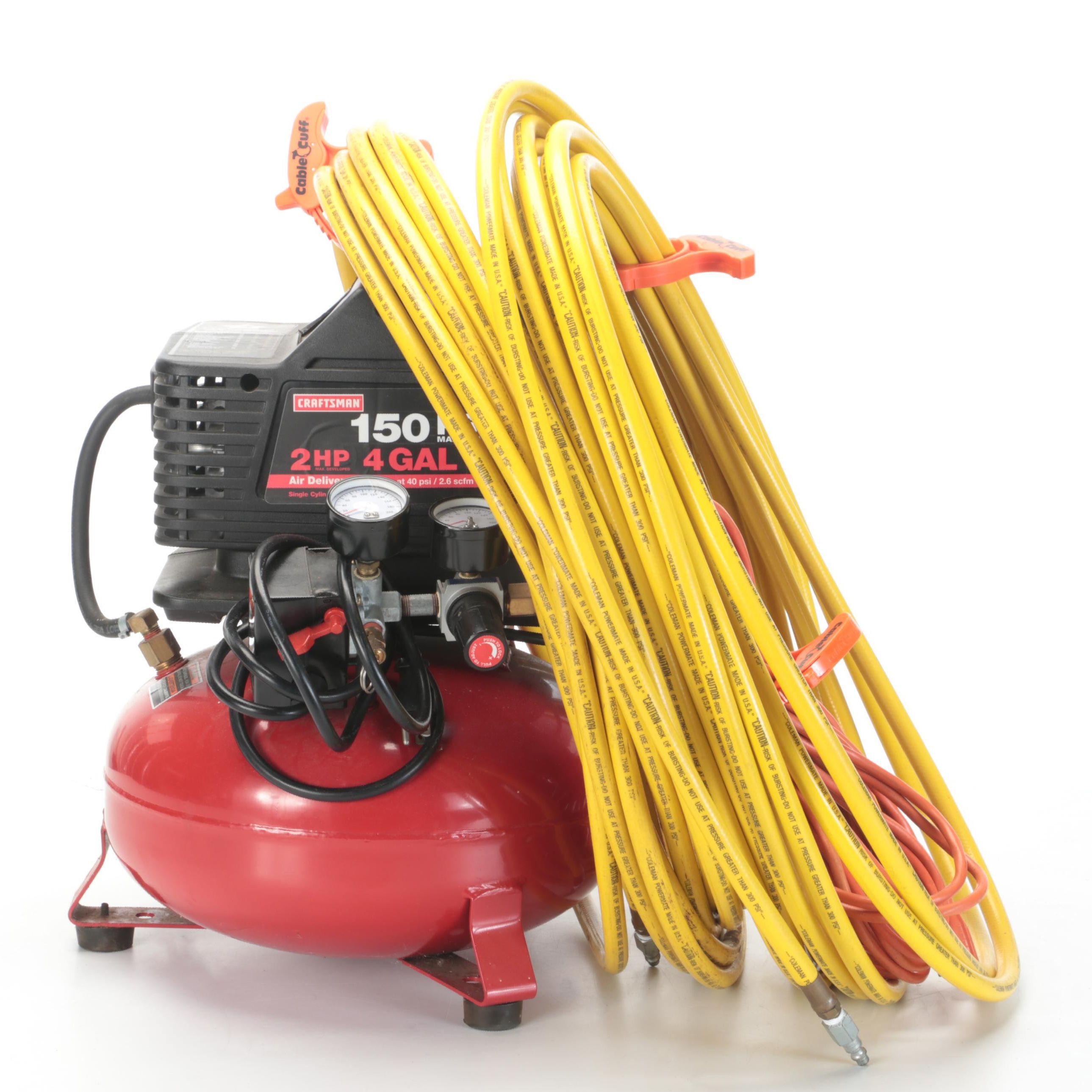 Craftsman 4 Gallon Electric Pancake Air Compressor With Hose
