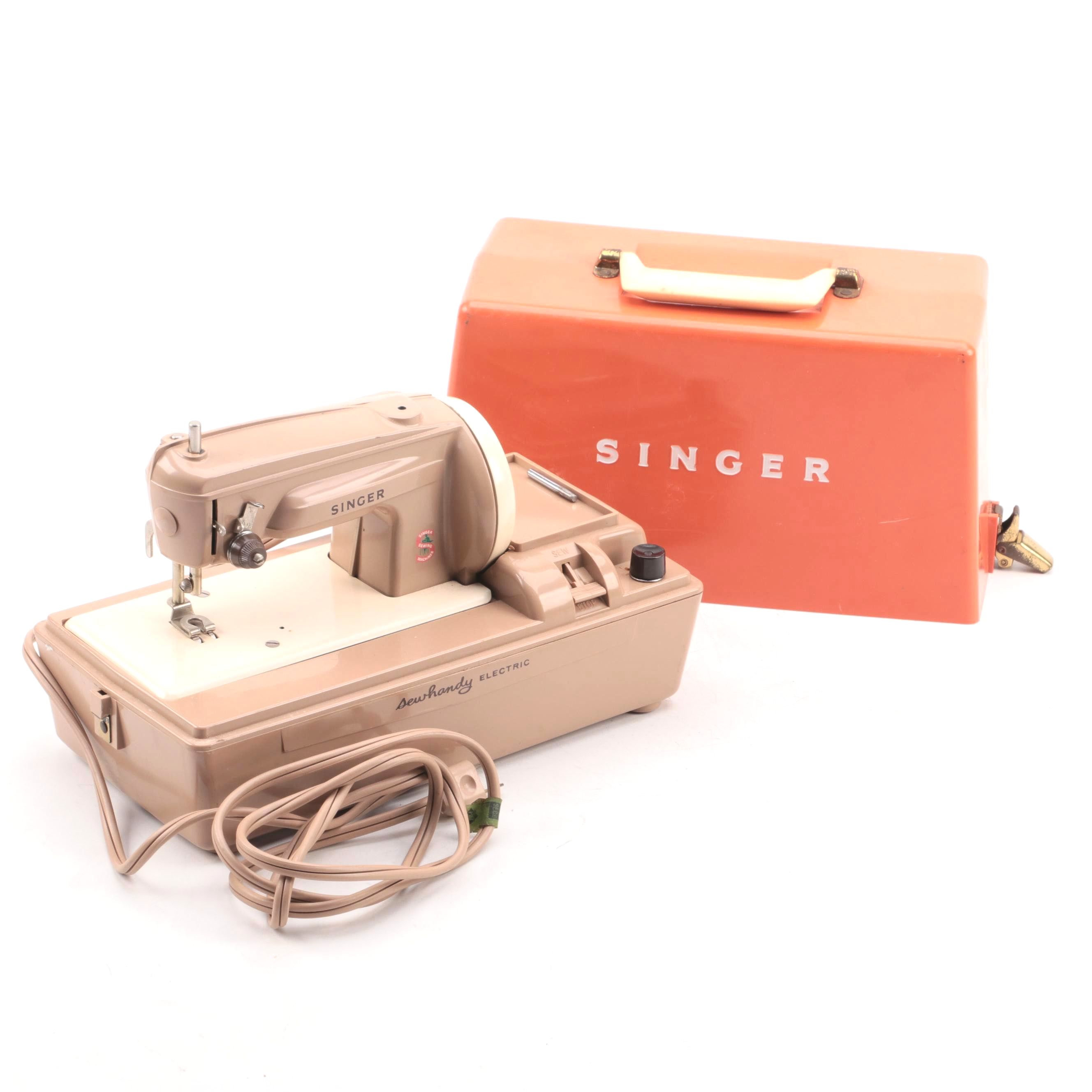 Singer Sewhandy Electric Child's Sewing Machine, Mid-20th Century