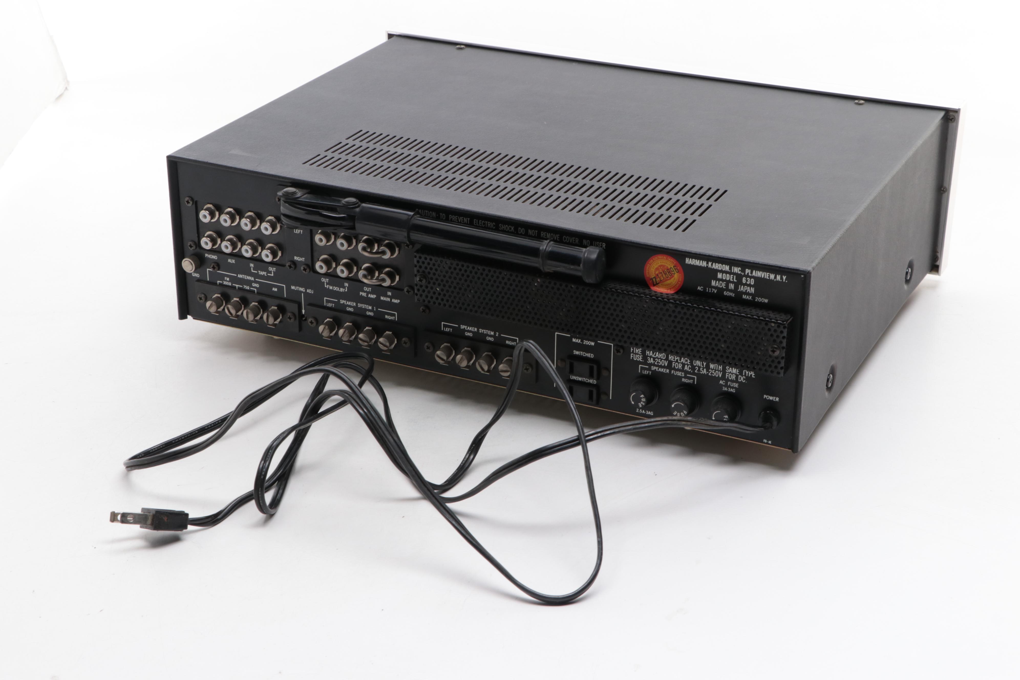 Harman Kardon 630 Twin Powered Stereo Receiver, 1970s