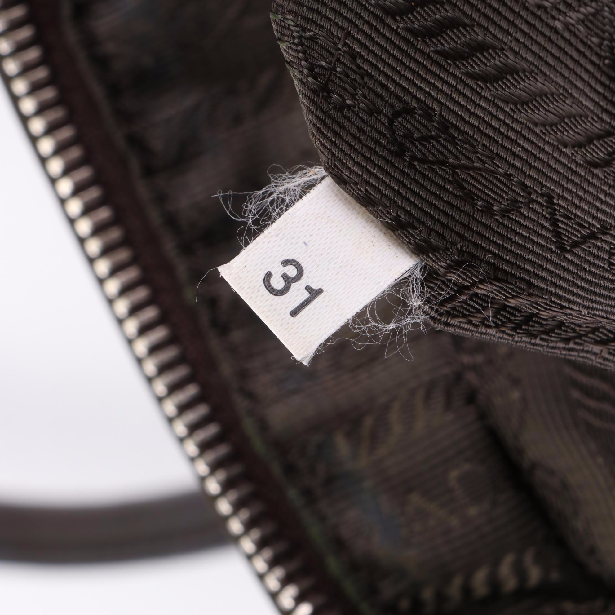 Prada Nylon Tessuto and Leather Shoulder Bag