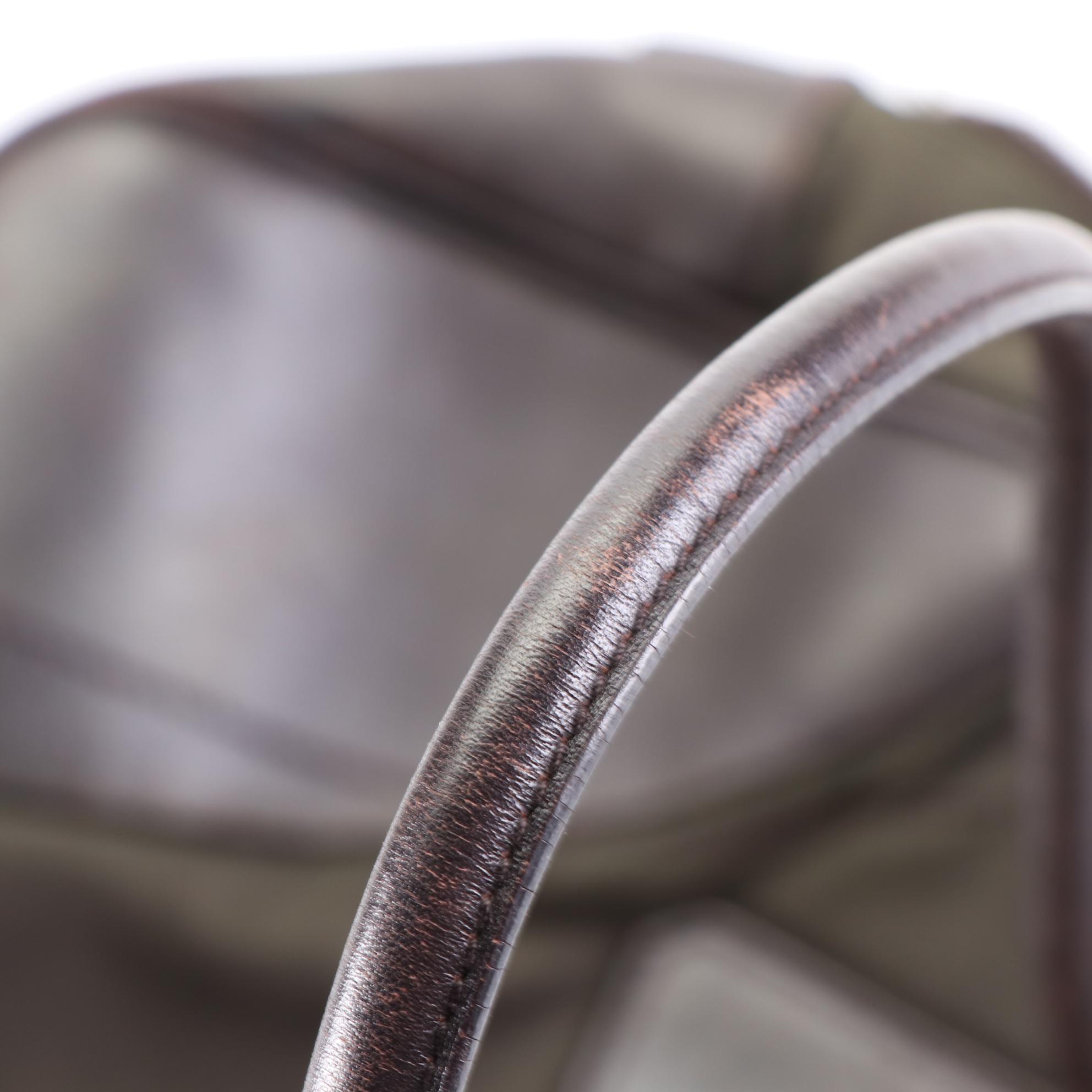 Prada Nylon Tessuto and Leather Shoulder Bag