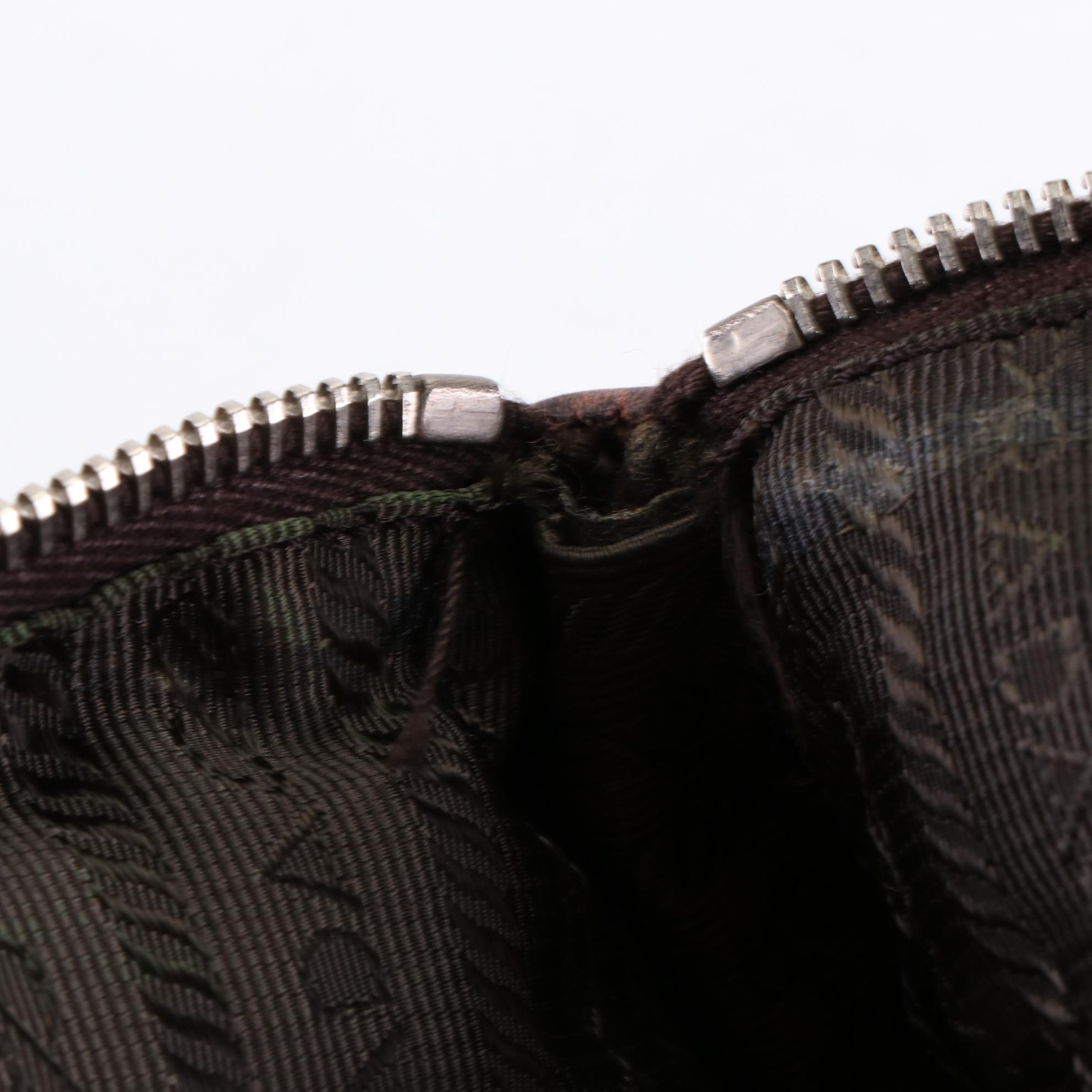 Prada Nylon Tessuto and Leather Shoulder Bag