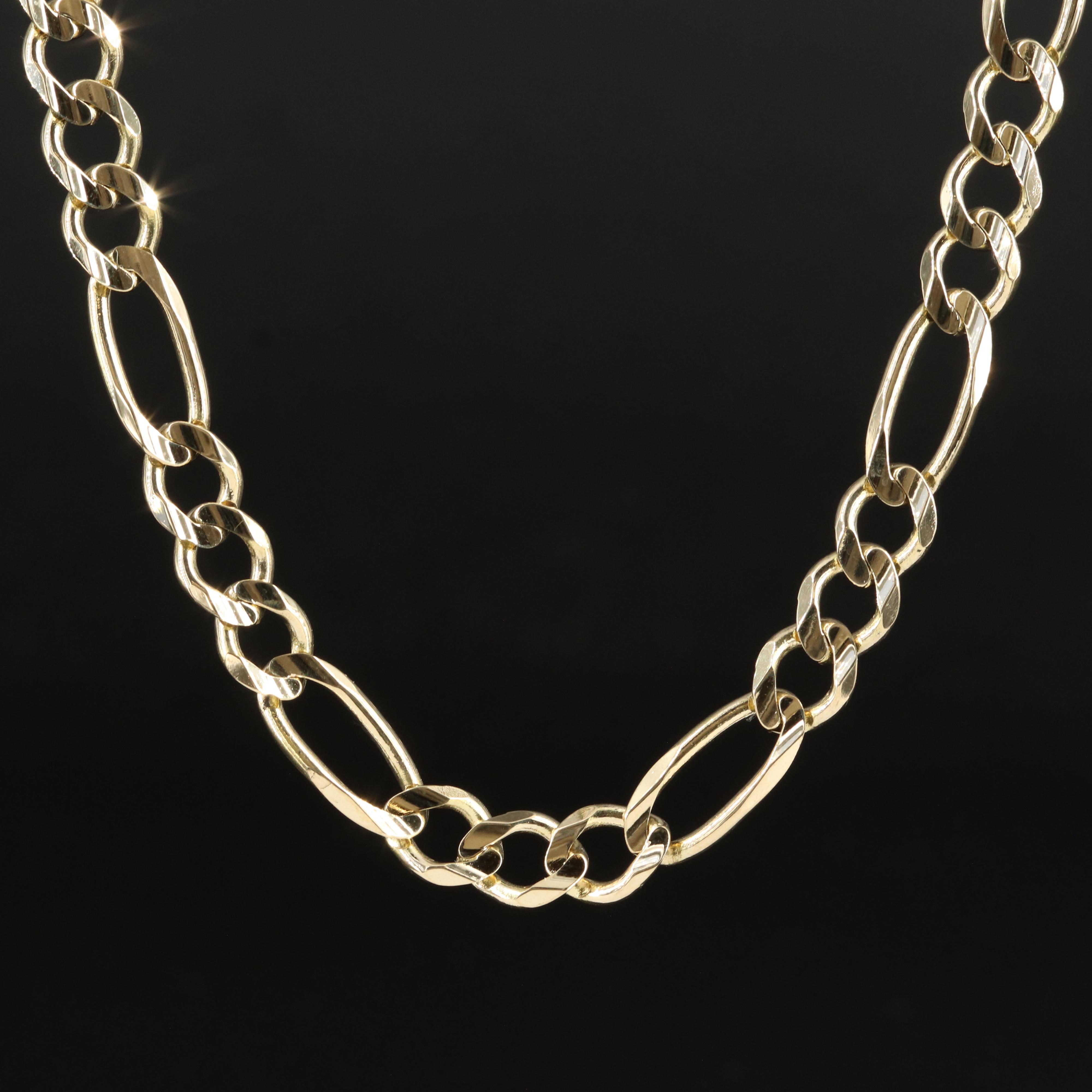 14K Figaro Necklace