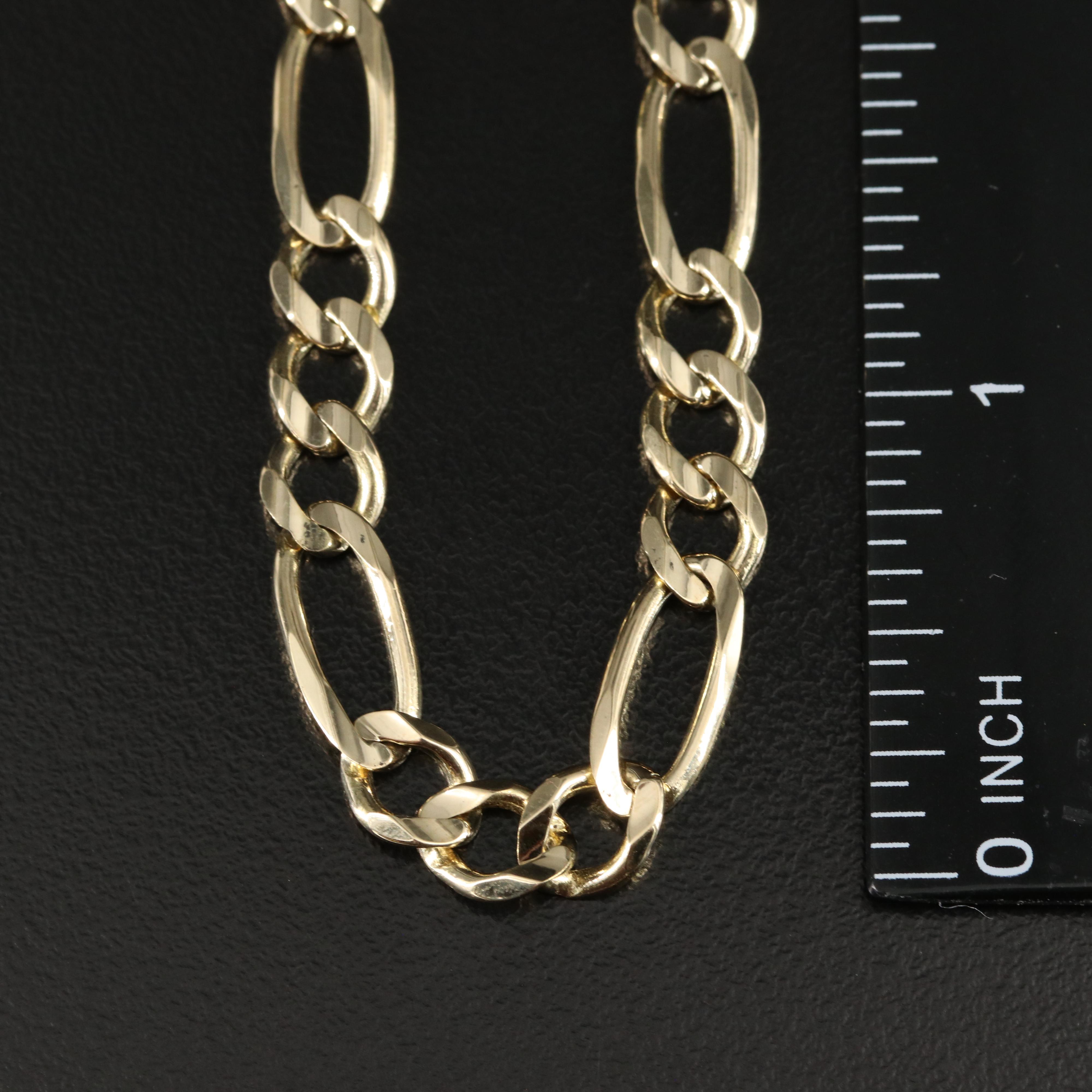 14K Figaro Necklace