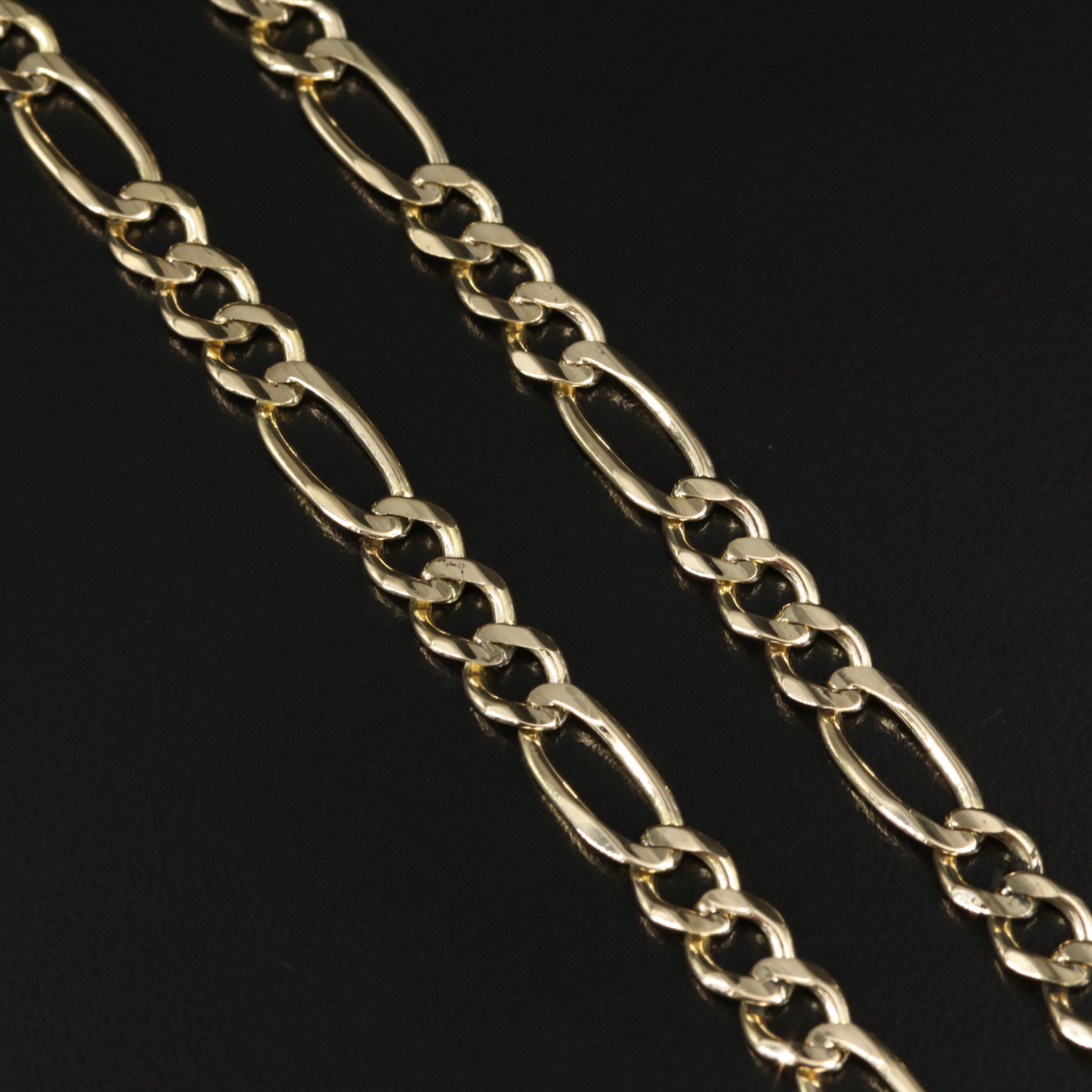14K Figaro Necklace