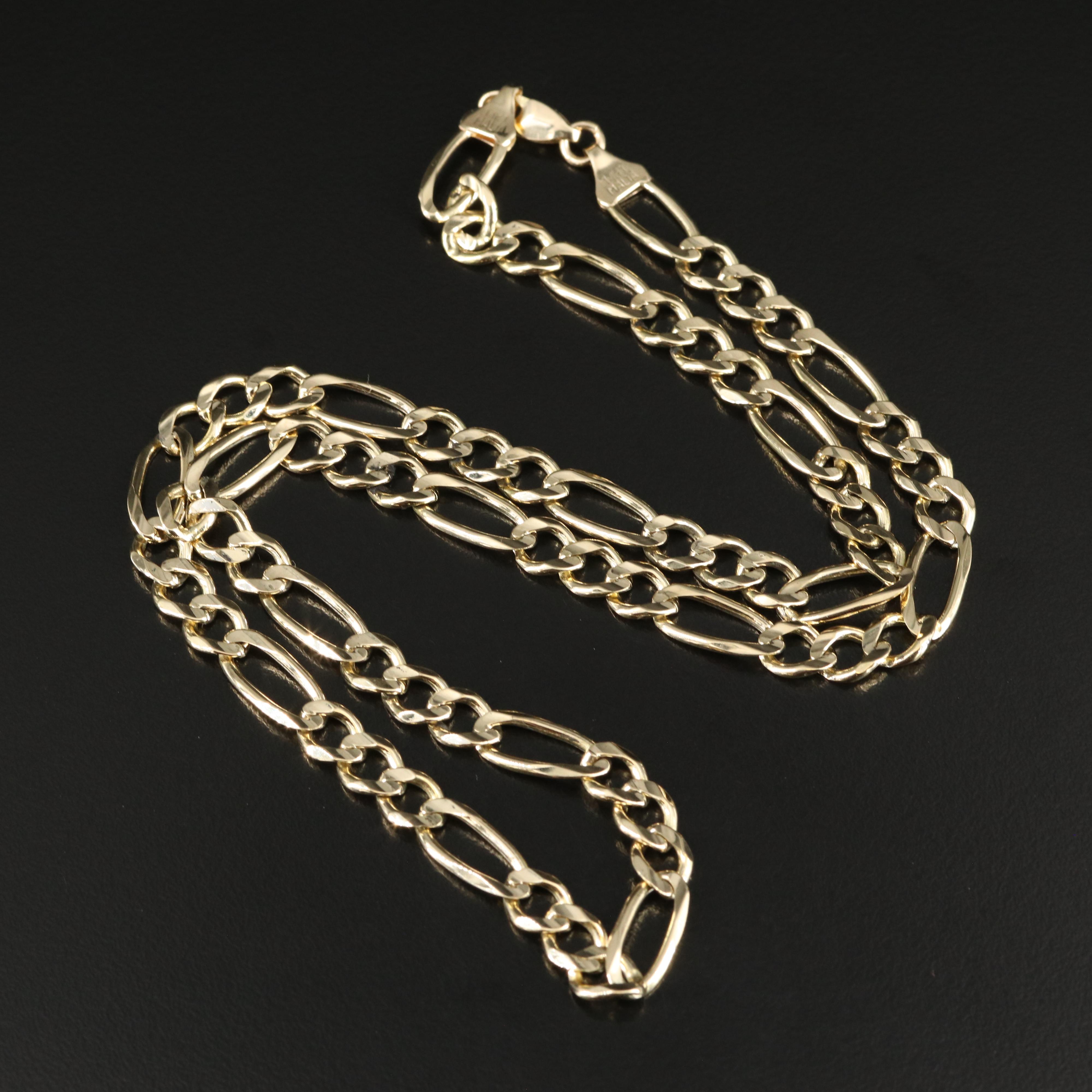 14K Figaro Necklace