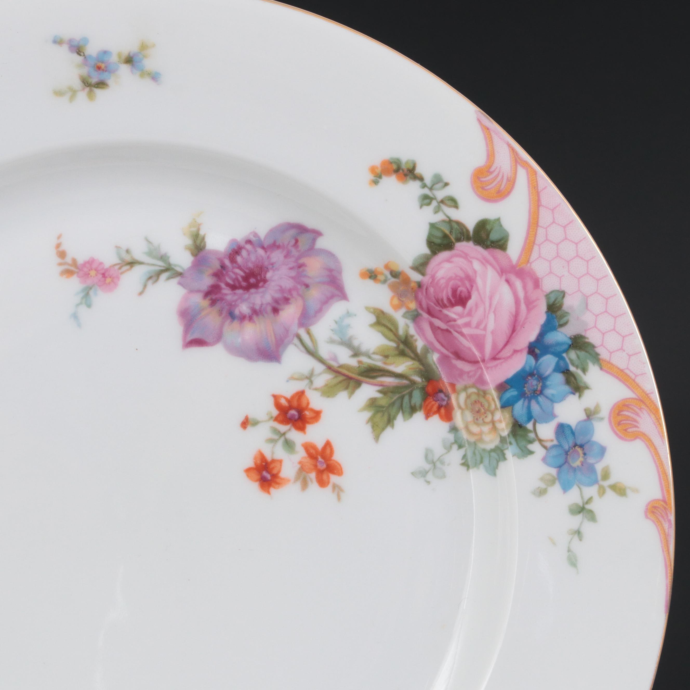 Epiag "Bridal Rose" Porcelain Dinnerware and Serveware