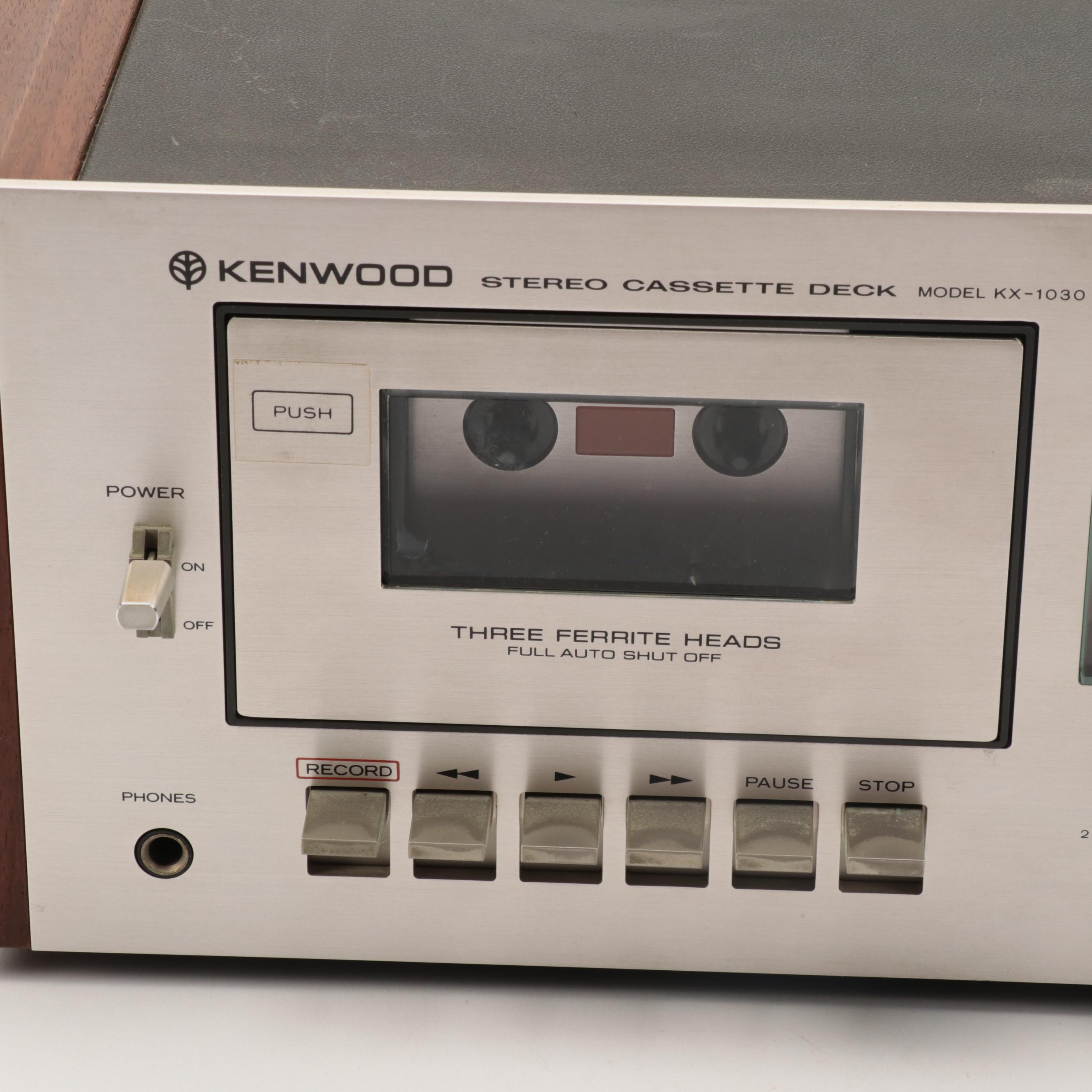 Kenwood KX-1030 Stereo Cassette Tape Deck, 1970s
