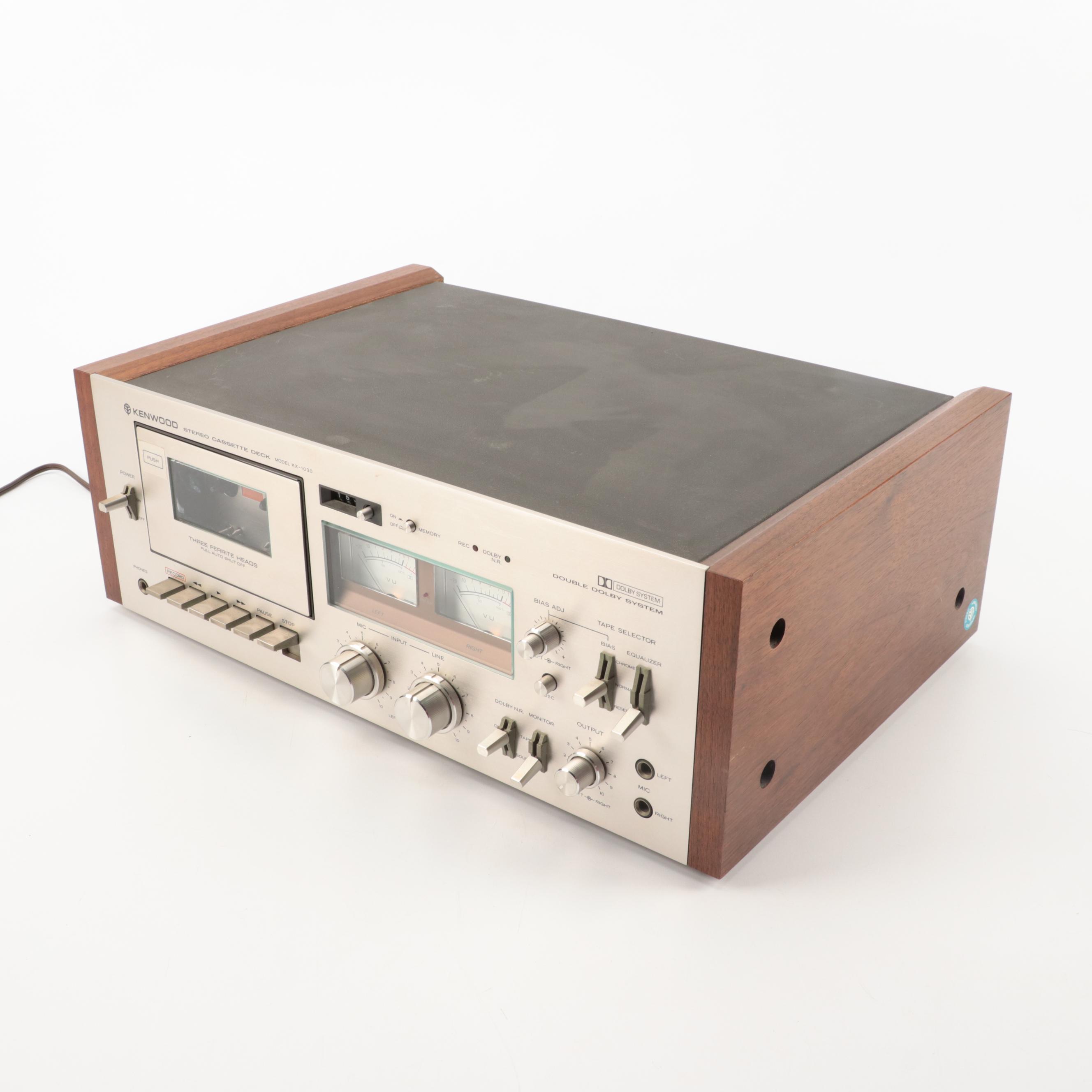 Kenwood KX-1030 Stereo Cassette Tape Deck, 1970s