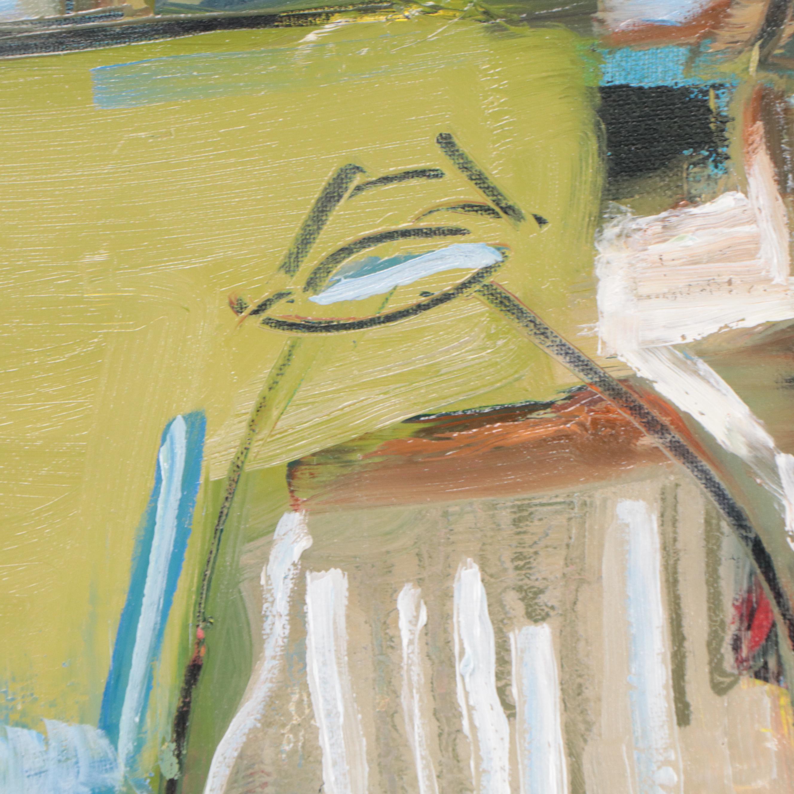 Emmanuel Lima Oil Painting "The Bottle," 2023