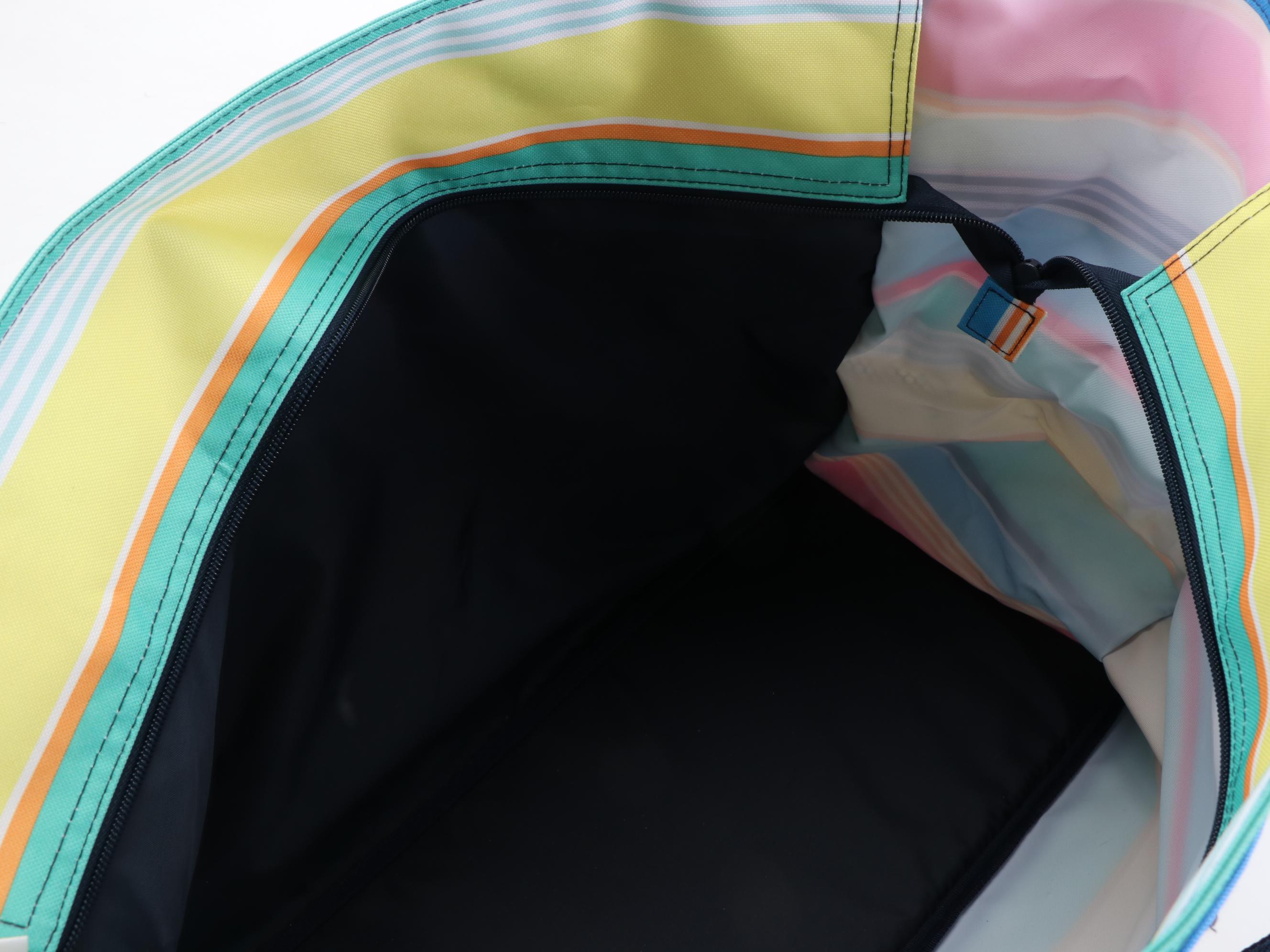 Thirty-One Gifts Striped Shoulder Totes, Zip Pouches and Folding Storage Cube