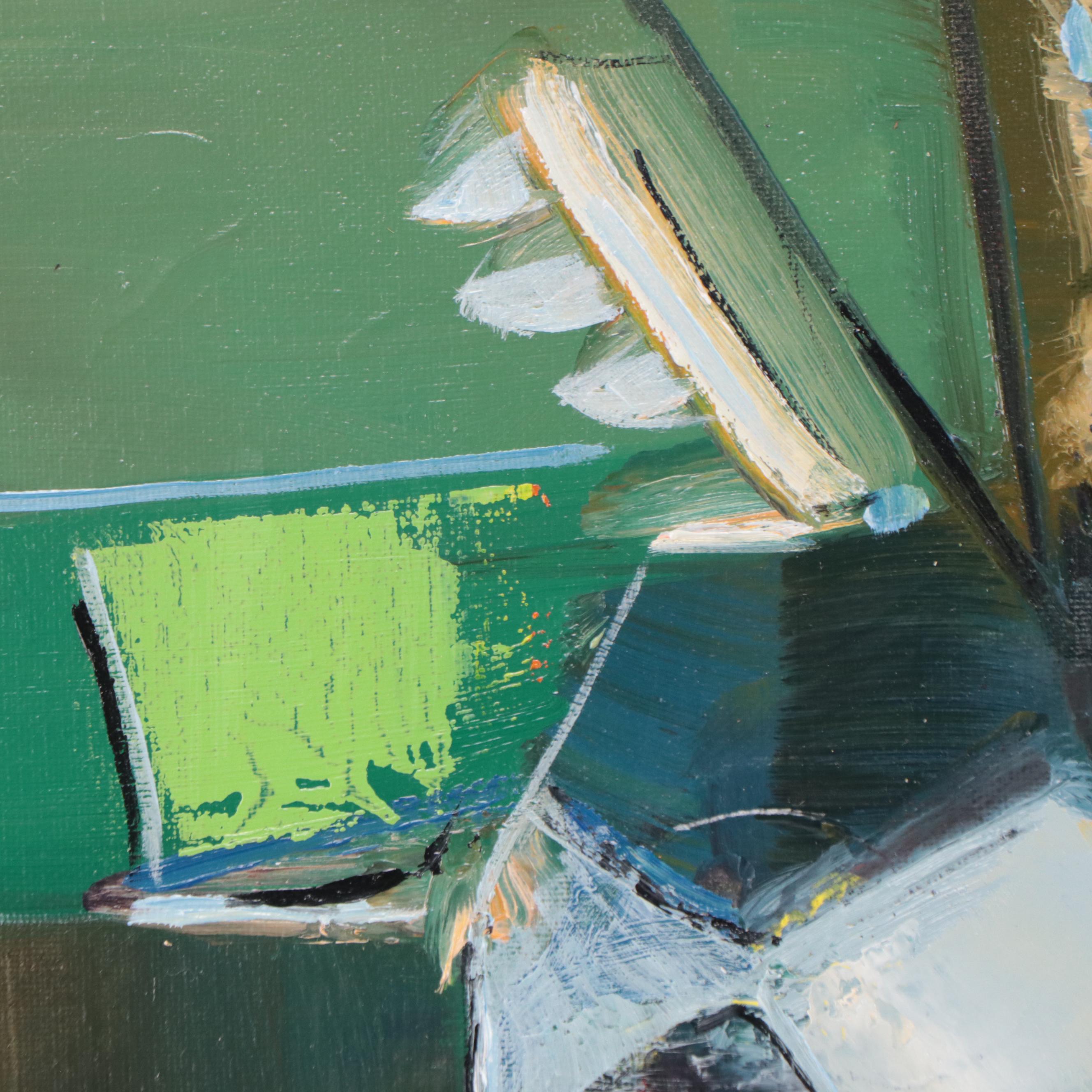 Emmanuel Lima Oil Painting "The Cow," 2023