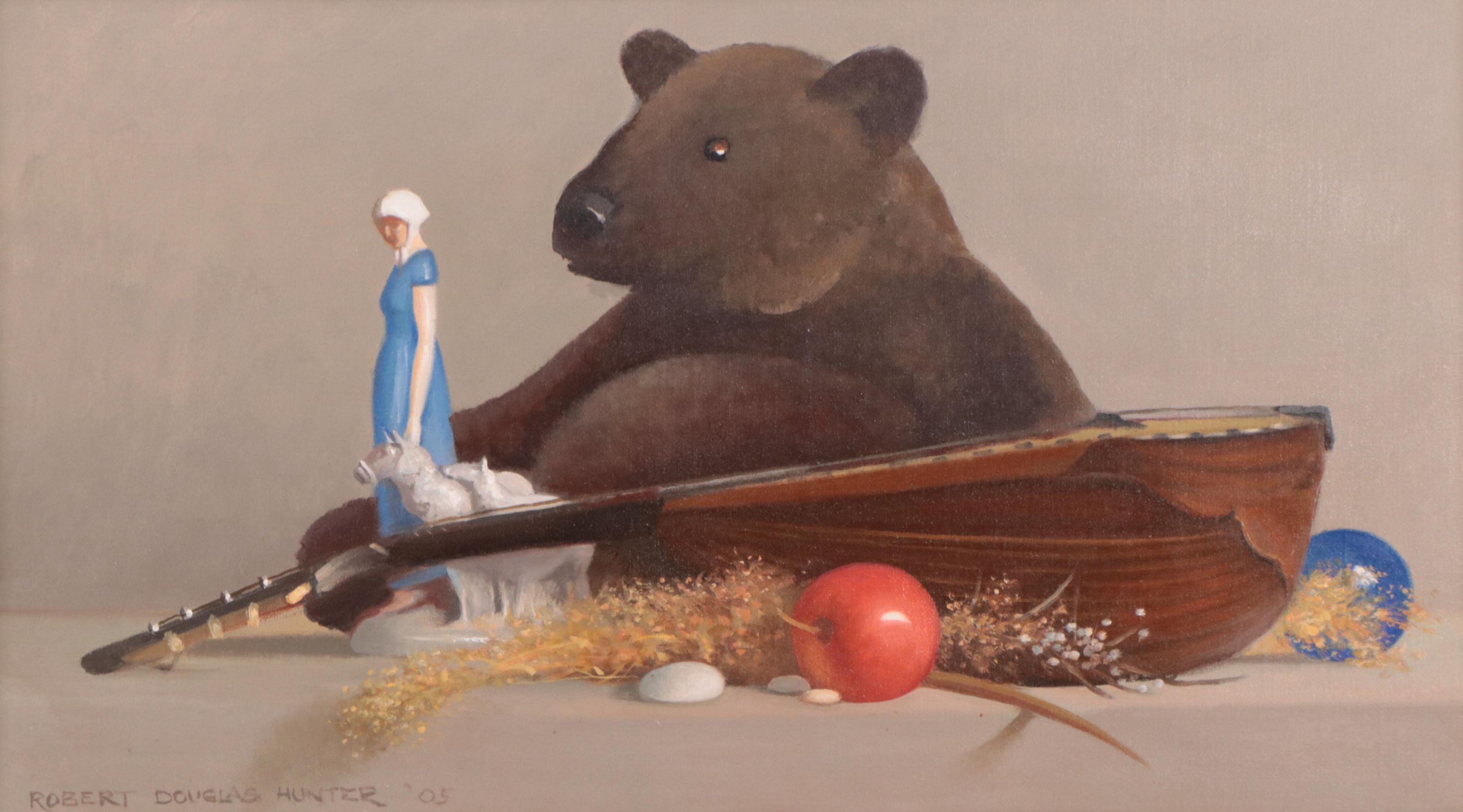 Robert Douglas Hunter Oil Painting of Still Life "A.R.R. With a Mandolin," 2005