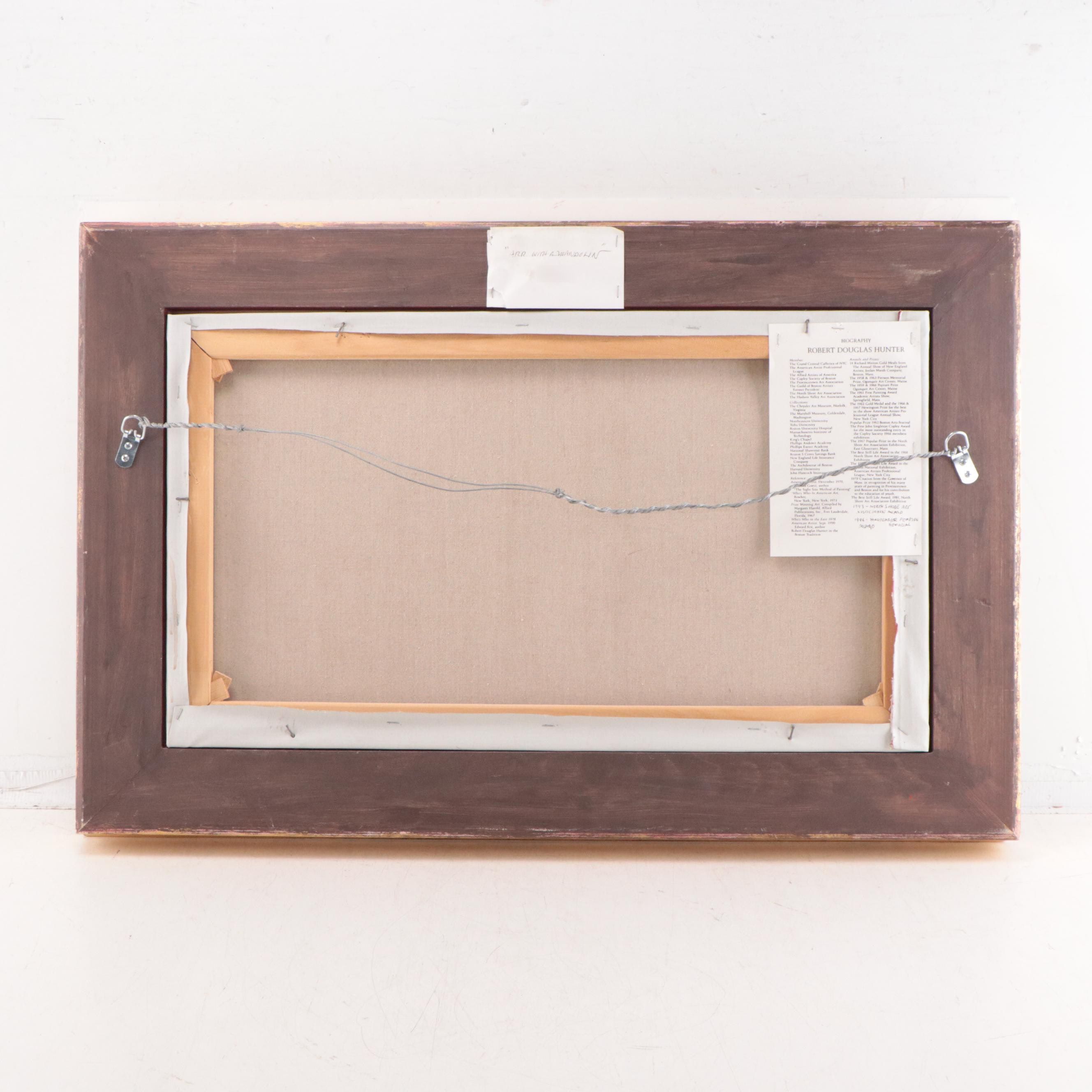 Robert Douglas Hunter Oil Painting of Still Life "A.R.R. With a Mandolin," 2005