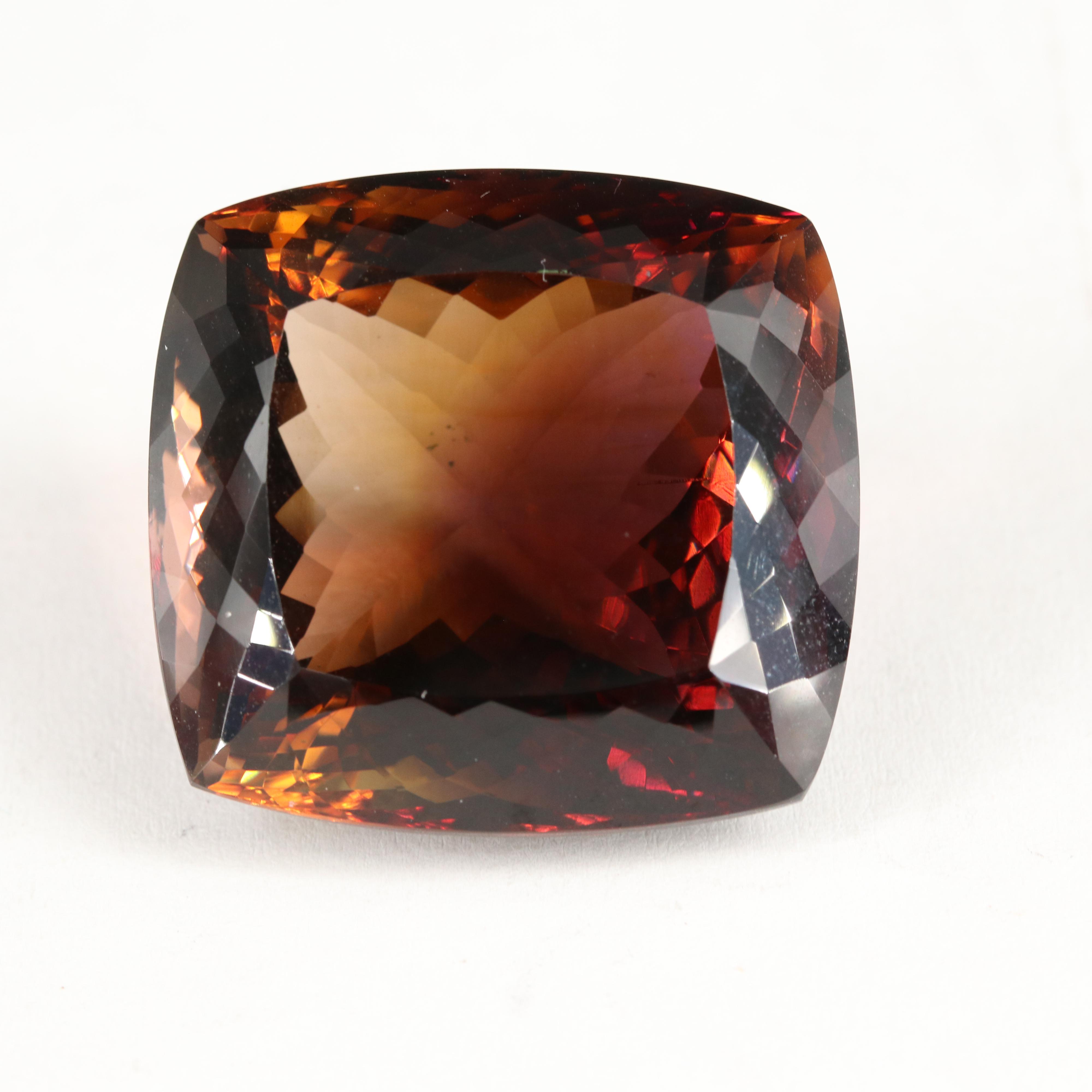 Loose 92.64 CT Square Faceted Quartz