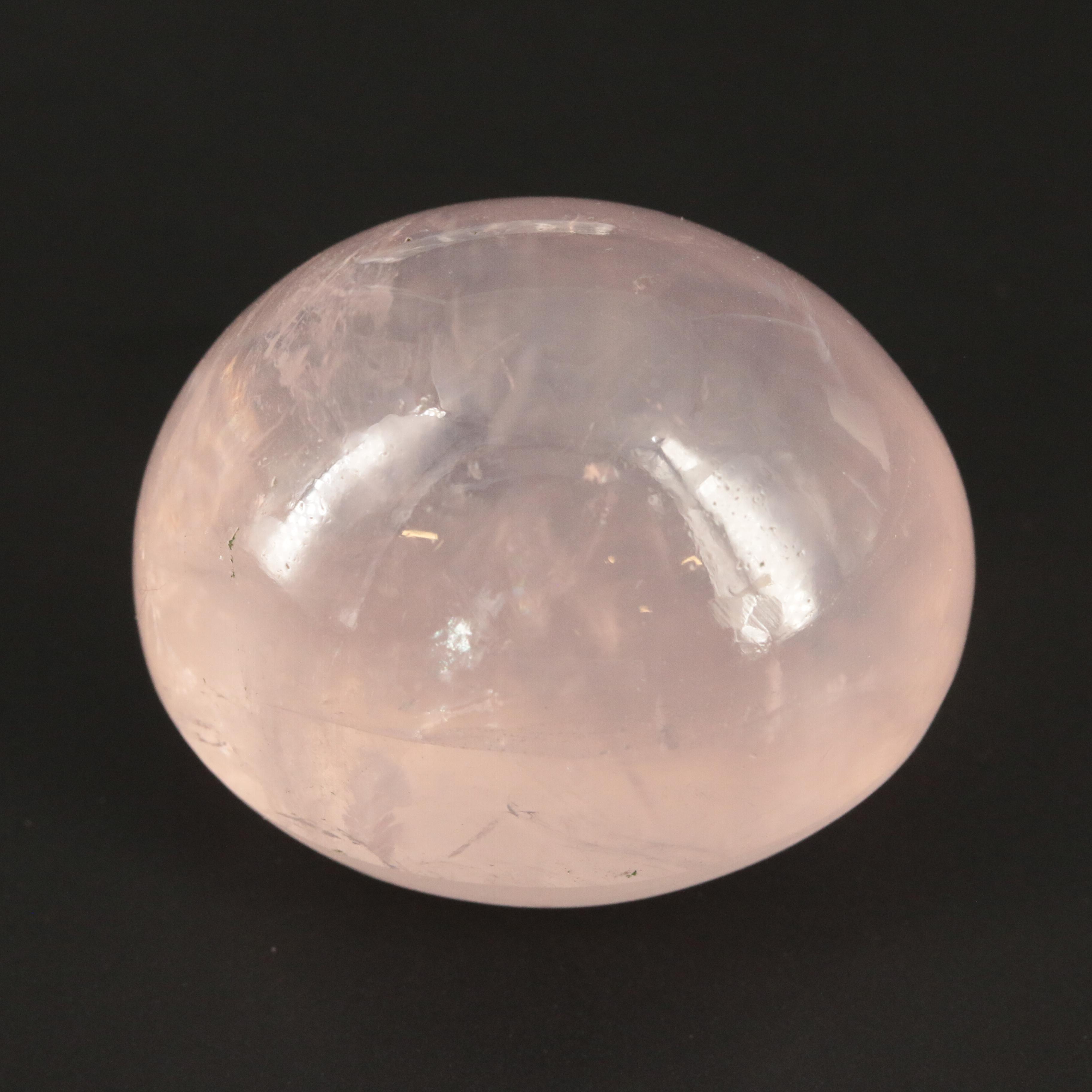 Loose 265.82 CT Oval Cabochon Rose Quartz