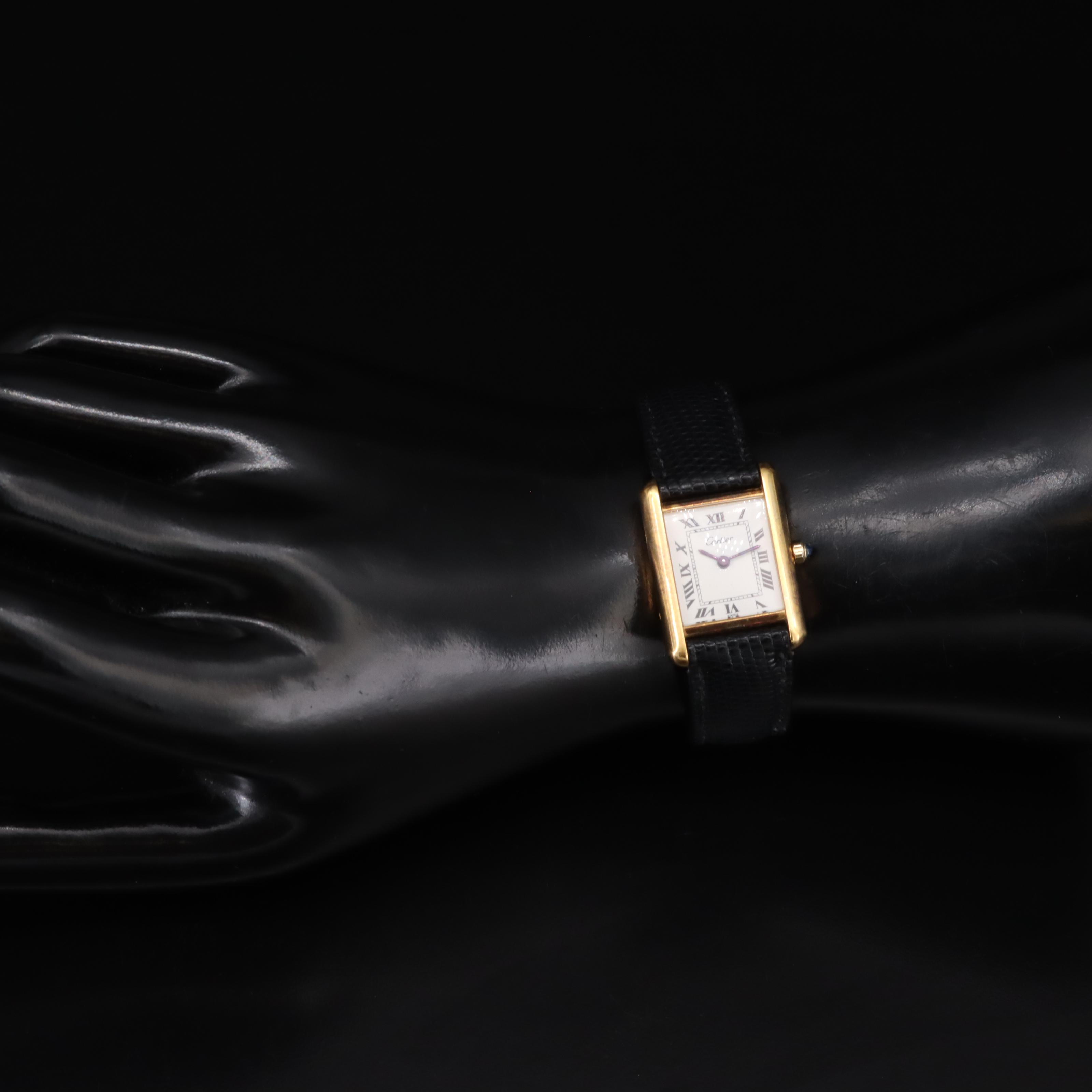 Cartier Tank Vermeil Quartz Watch