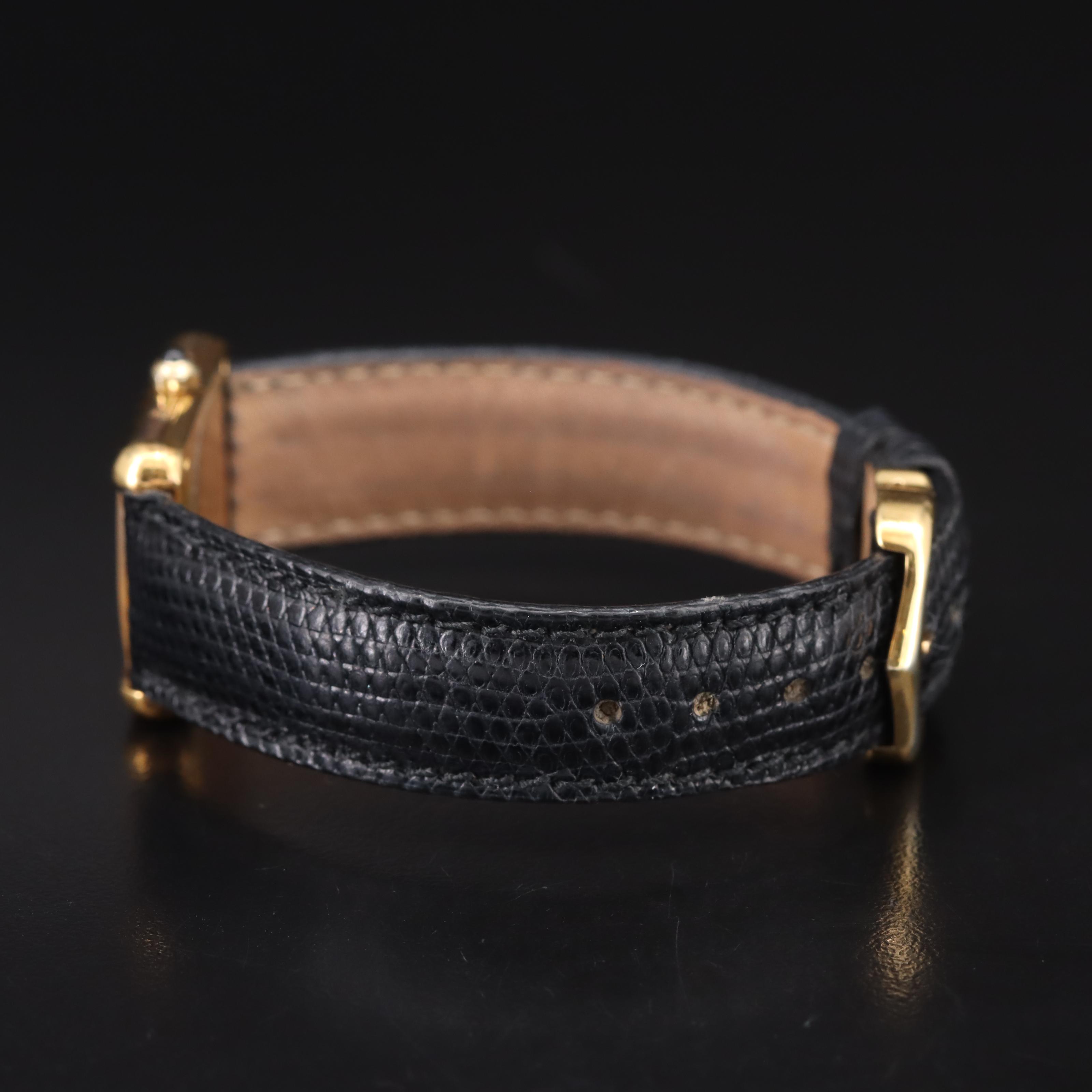 Cartier Tank Vermeil Quartz Watch