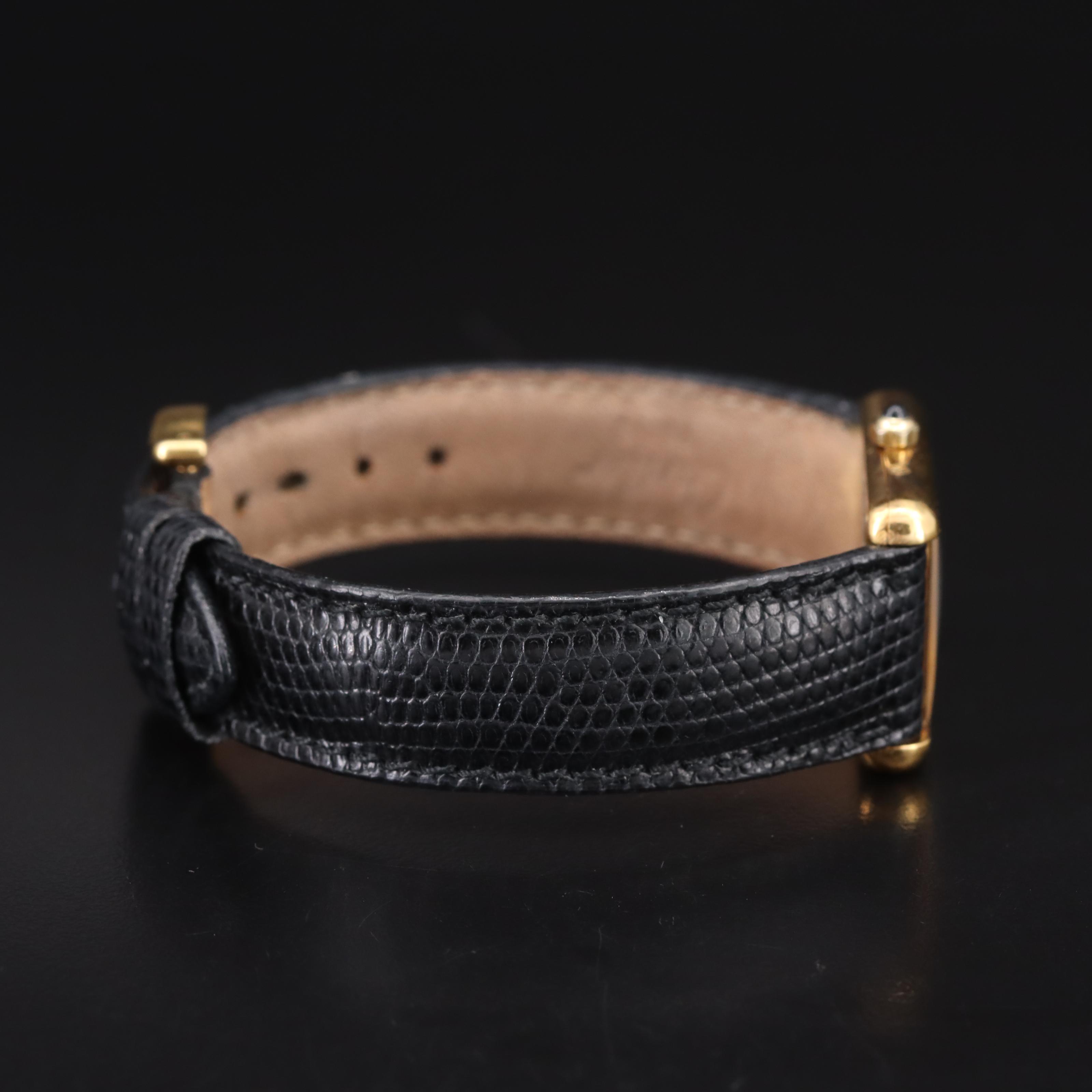 Cartier Tank Vermeil Quartz Watch