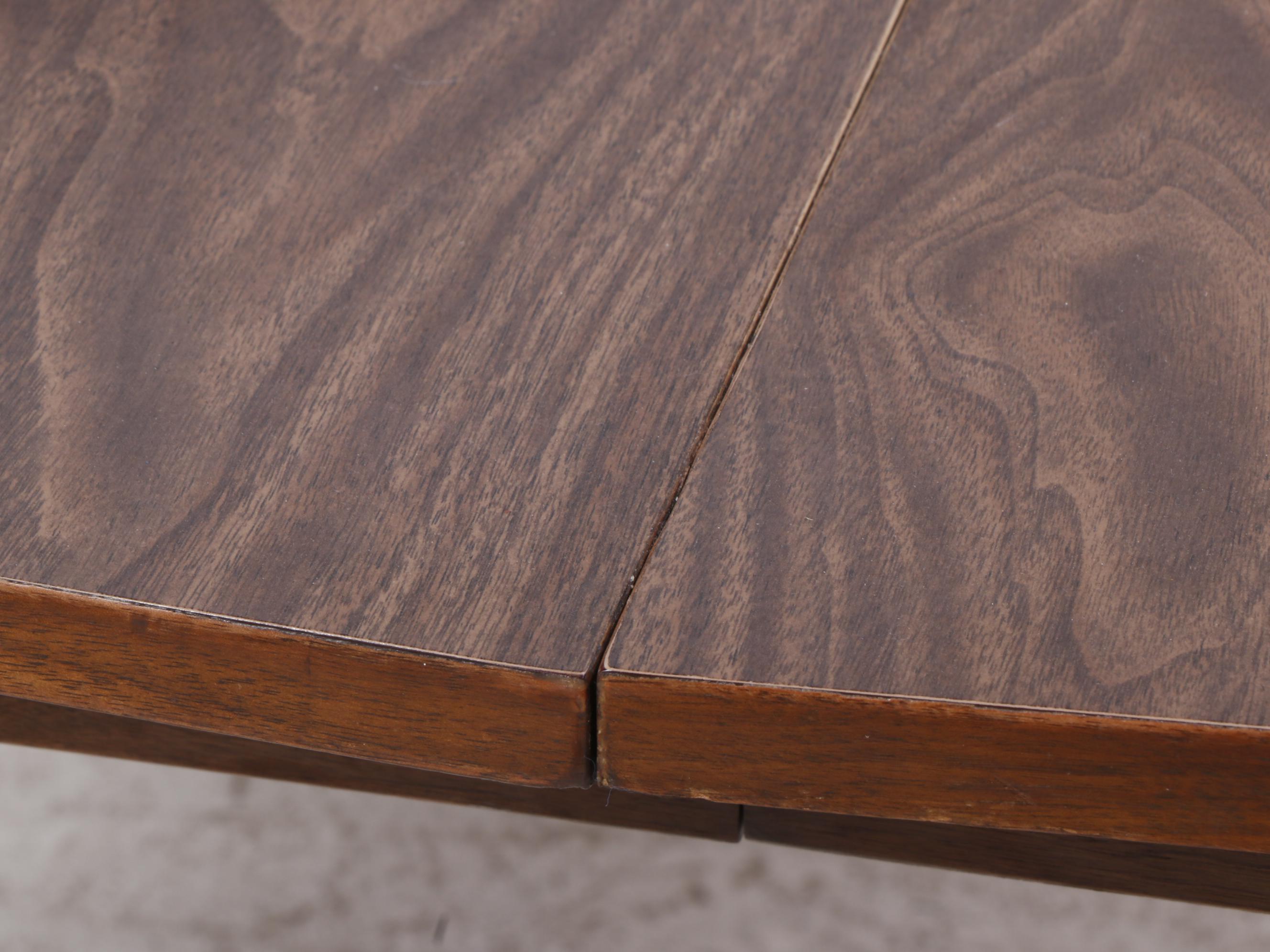 Seven-Piece Mid Century Modern Ash and Laminate Top Dining Set