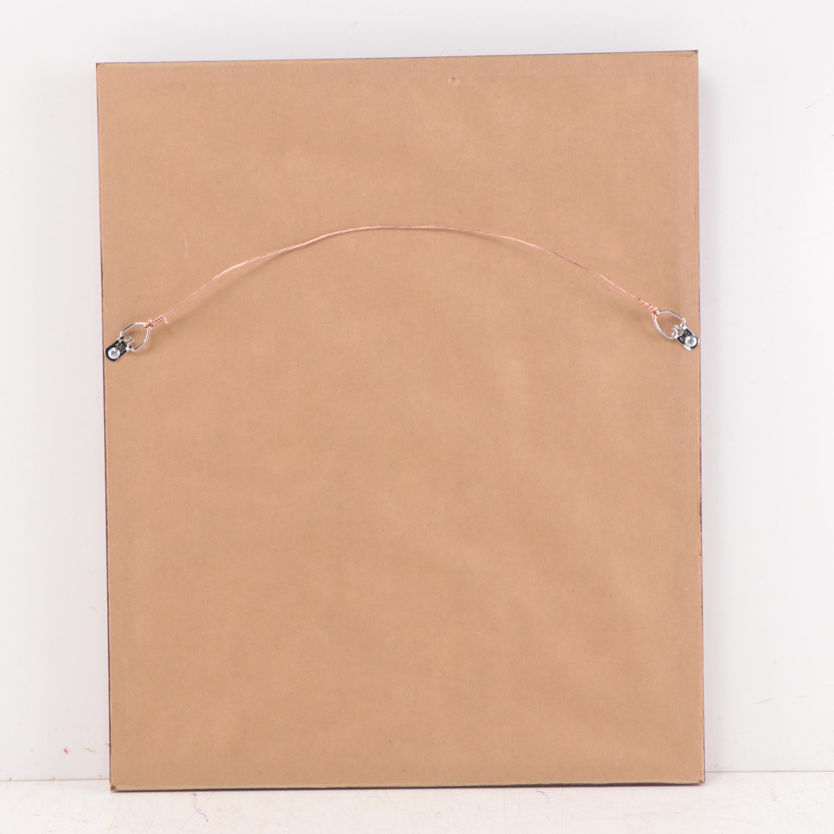 Wax Engraving Map "Michigan," 1881