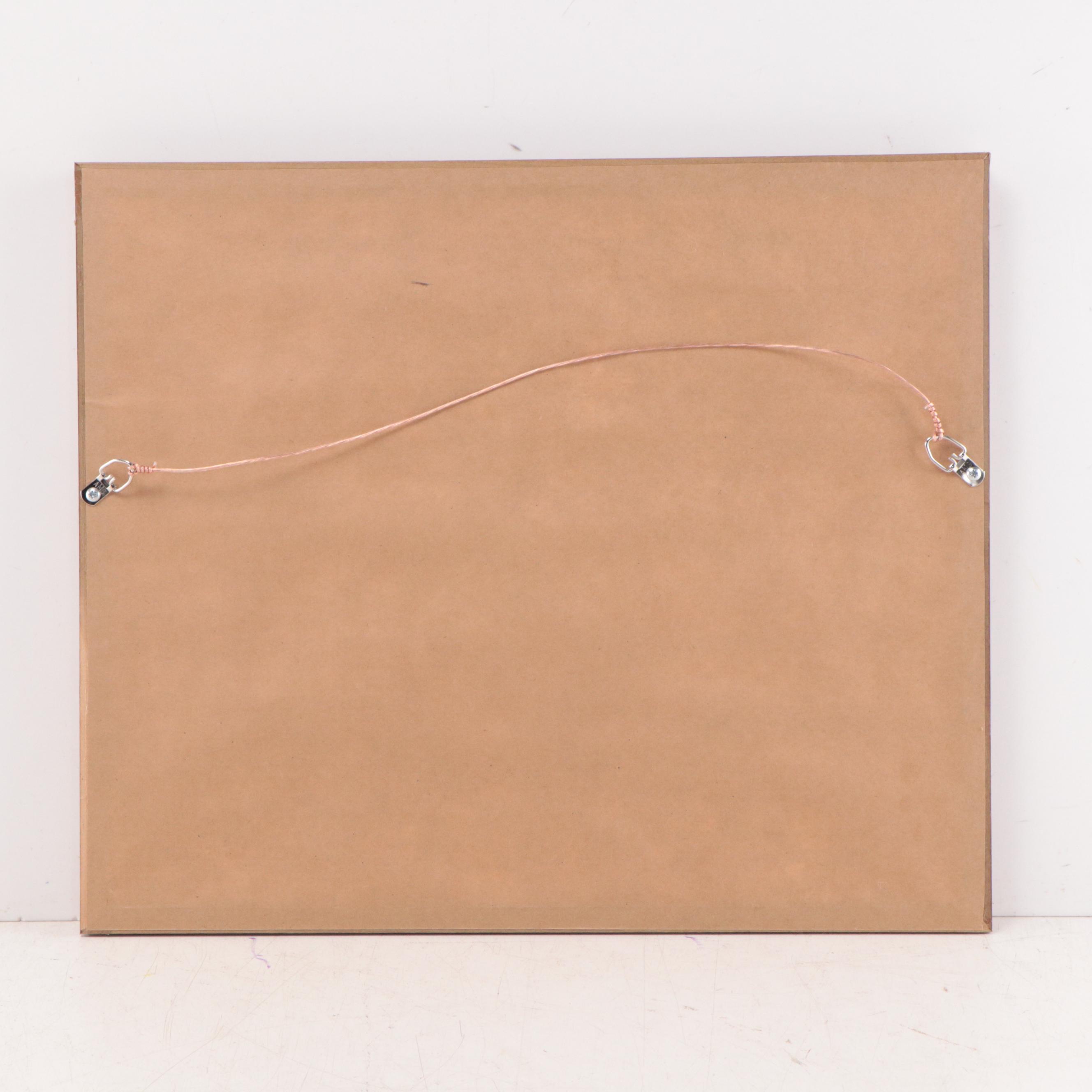 Wax Engraving Map of Intermountain West, 1881