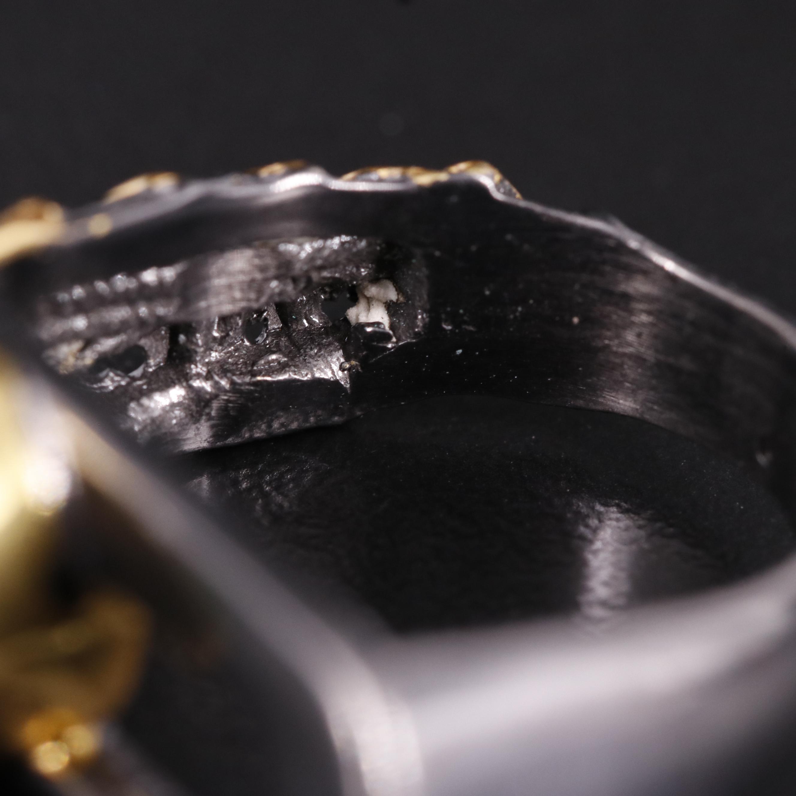 Malachite Semi Bar Ring