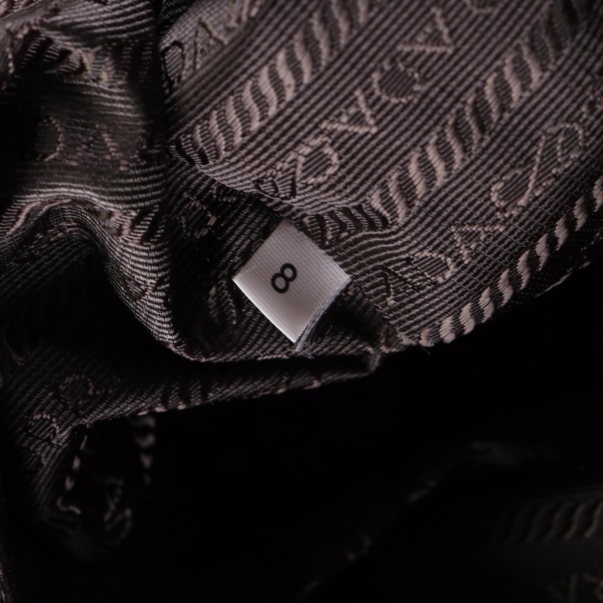 Prada Weekender Bag in Tessuto Nylon and Leather with Shoulder Strap