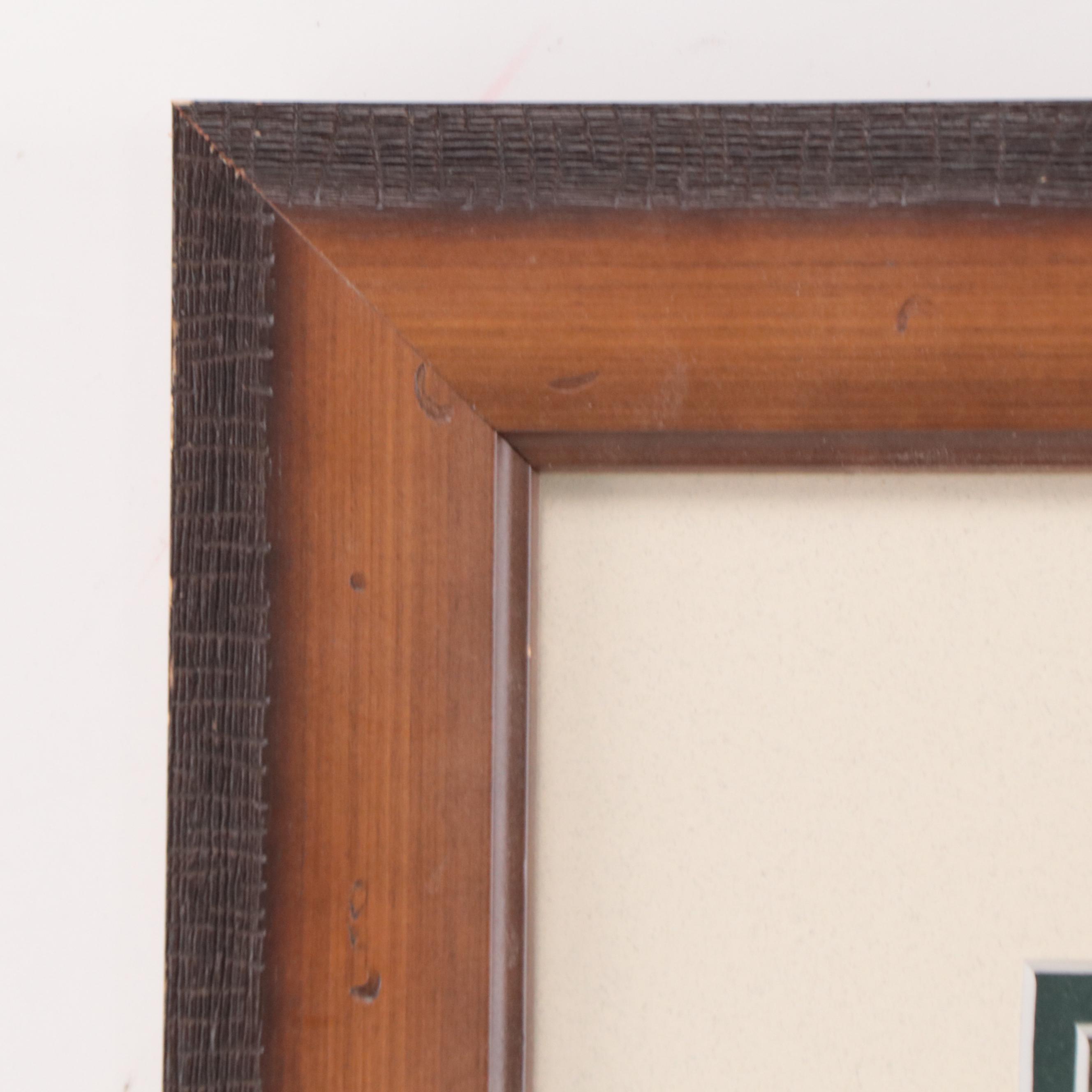 Robert Wood Landscape Offset Lithograph, Mid-20th Century