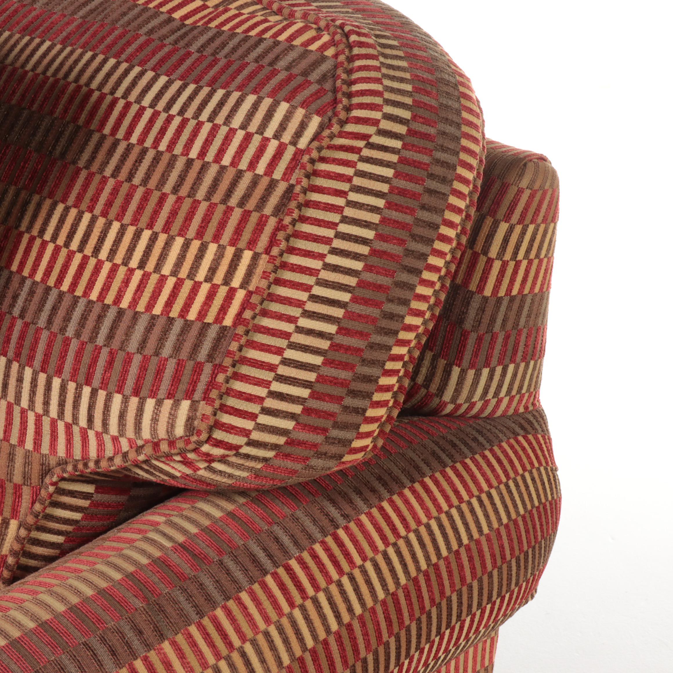 Broyhill Custom-Upholstered Easy Armchair with Nailheads