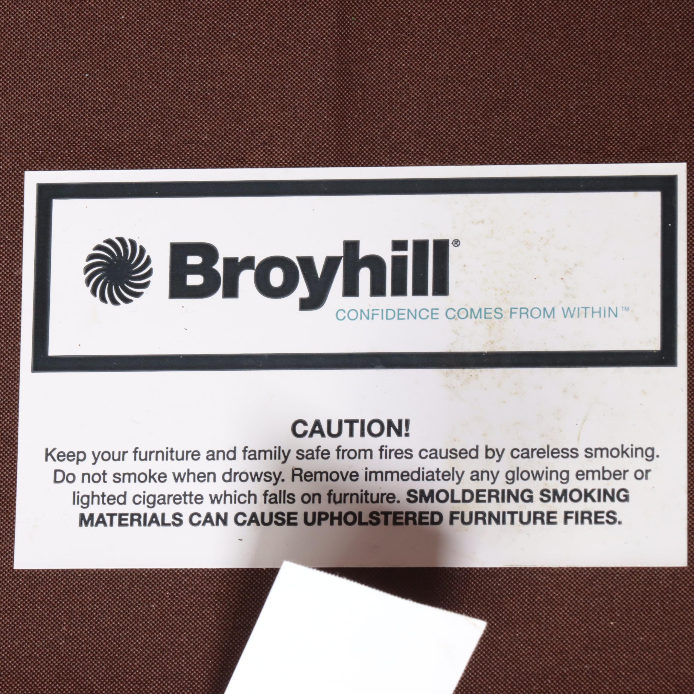 Broyhill Custom-Upholstered Easy Armchair with Nailheads