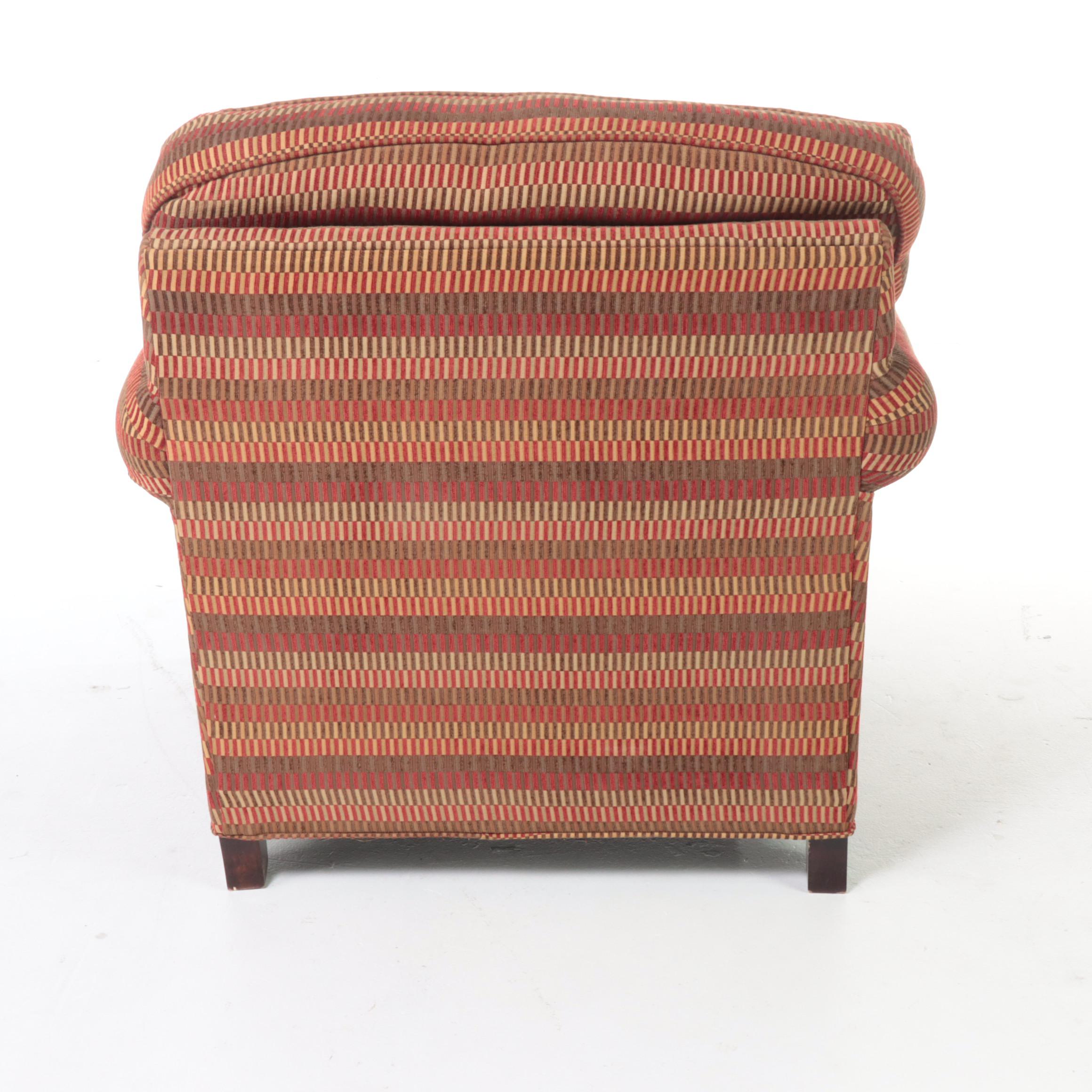 Broyhill Custom-Upholstered Easy Armchair with Nailheads