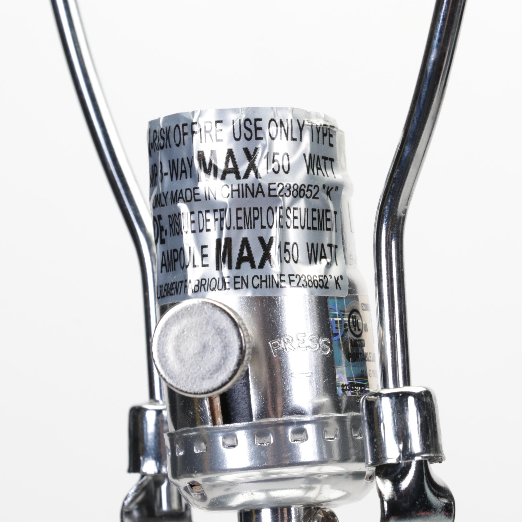 Blue Art Glass Table Lamps