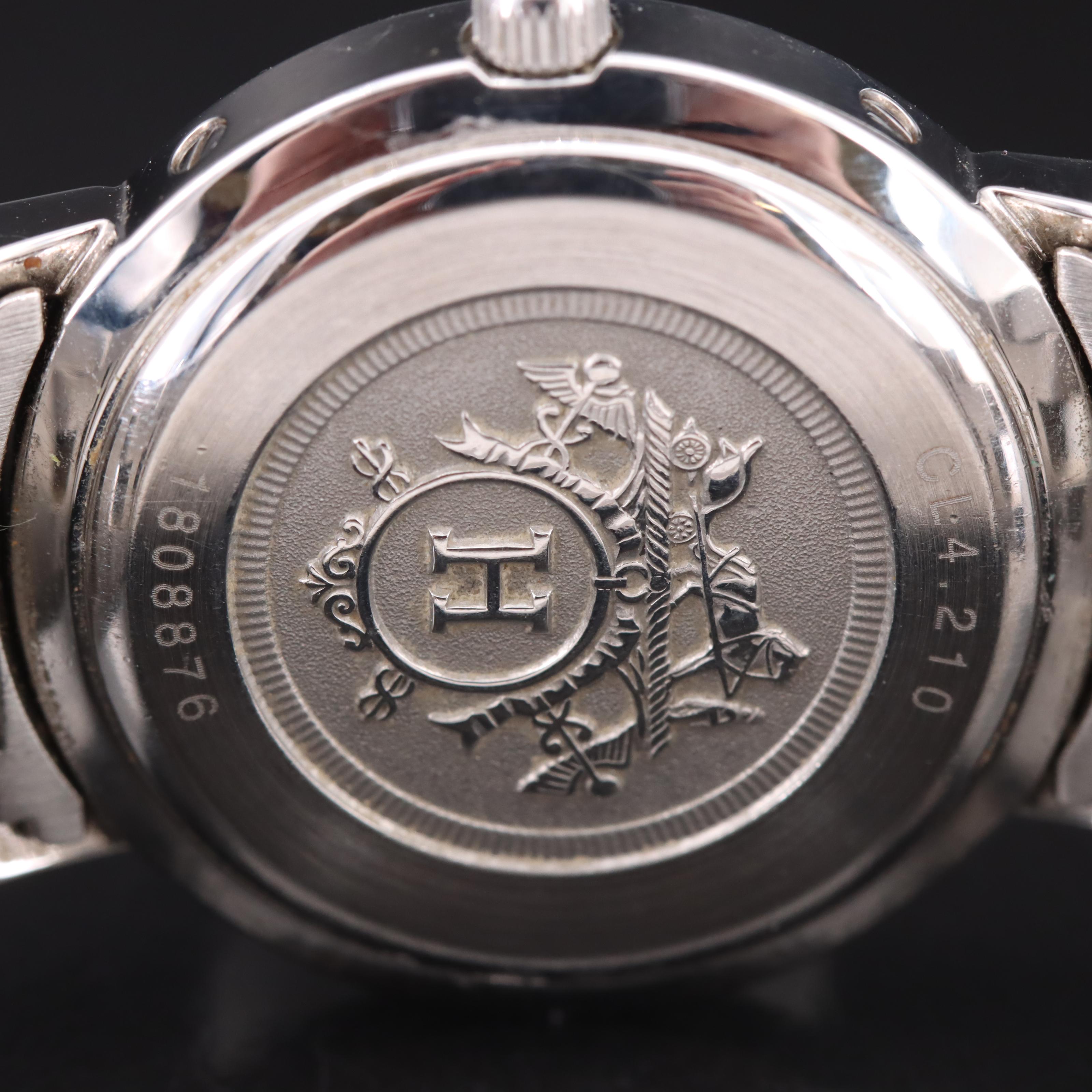 Hermès Clipper Stainless Steel Quartz Watch