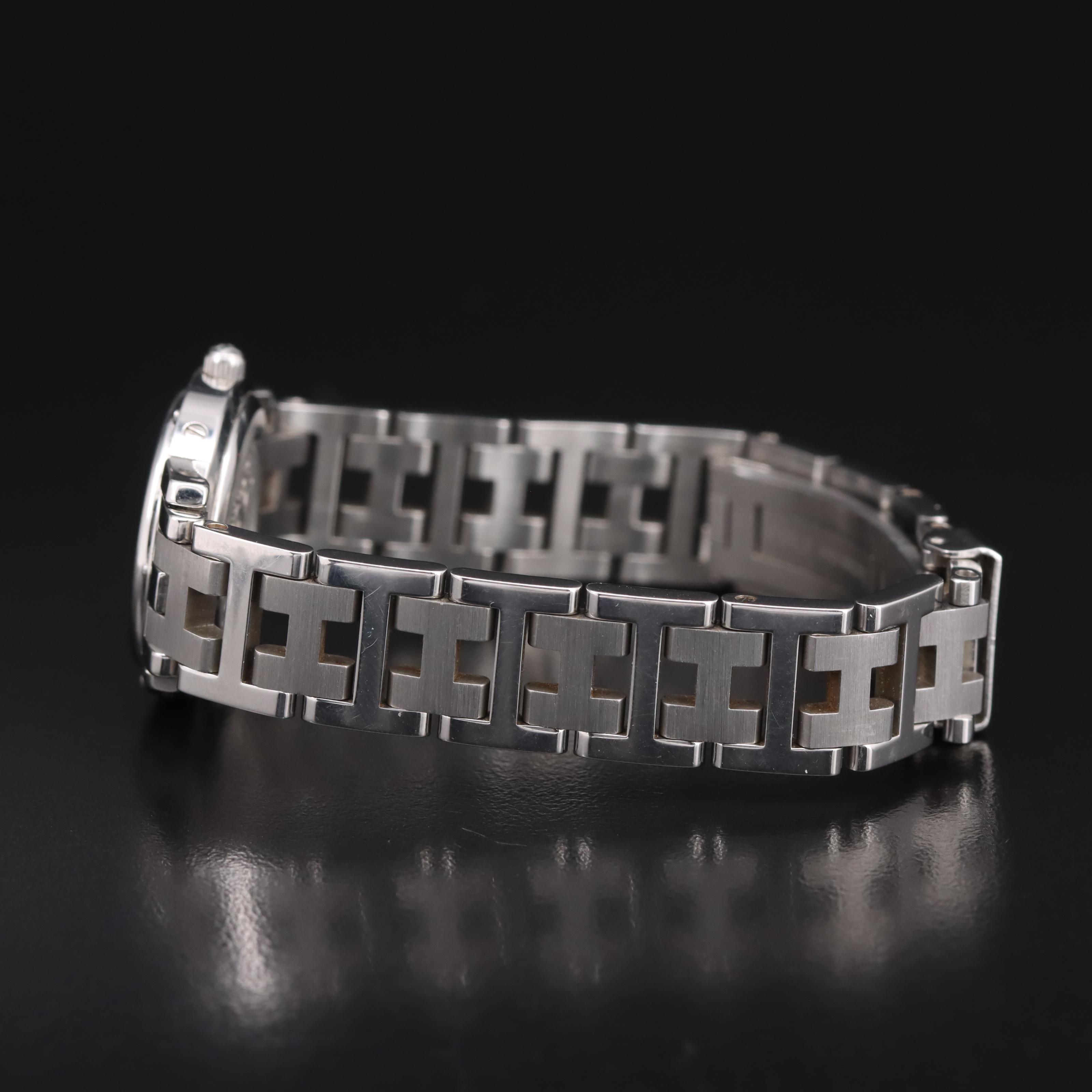 Hermès Clipper Stainless Steel Quartz Watch