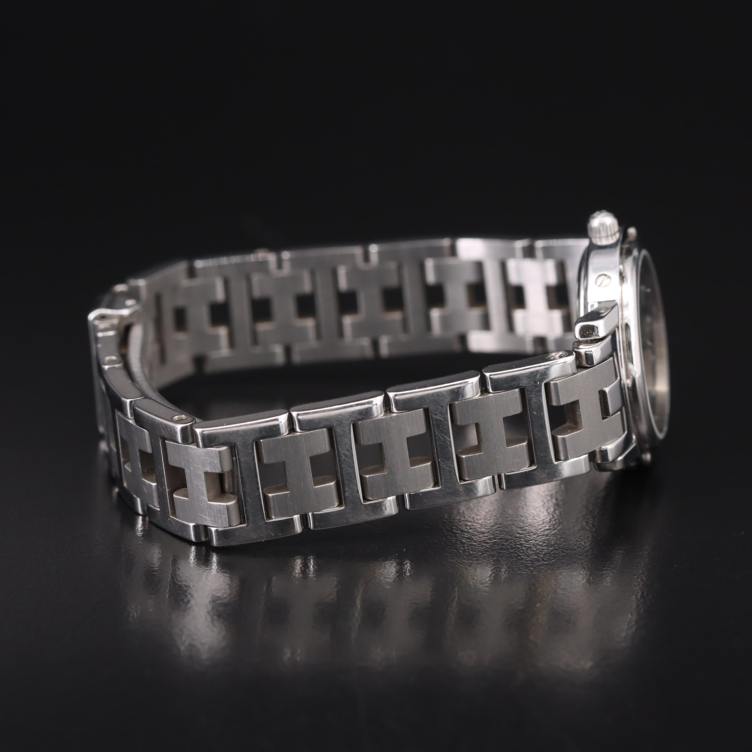 Hermès Clipper Stainless Steel Quartz Watch