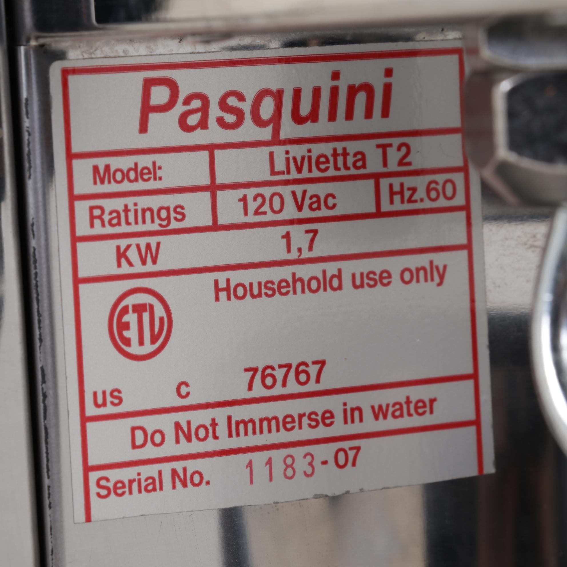 Pasquini Livietta T2 Espresso Machine