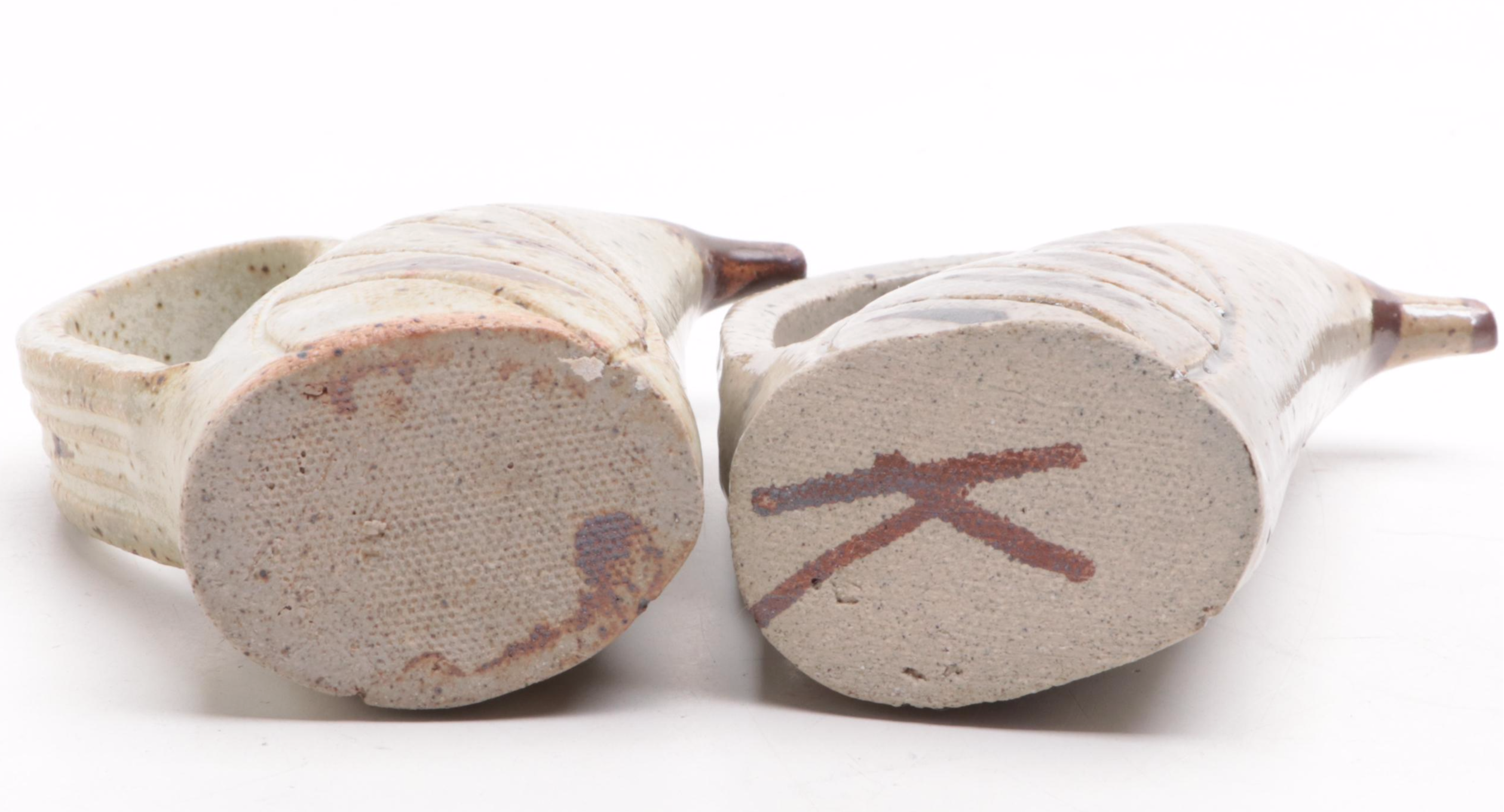 Abraham Palatnik Lucite Owl Sculpture with Bird Motif Ceramic Shakers