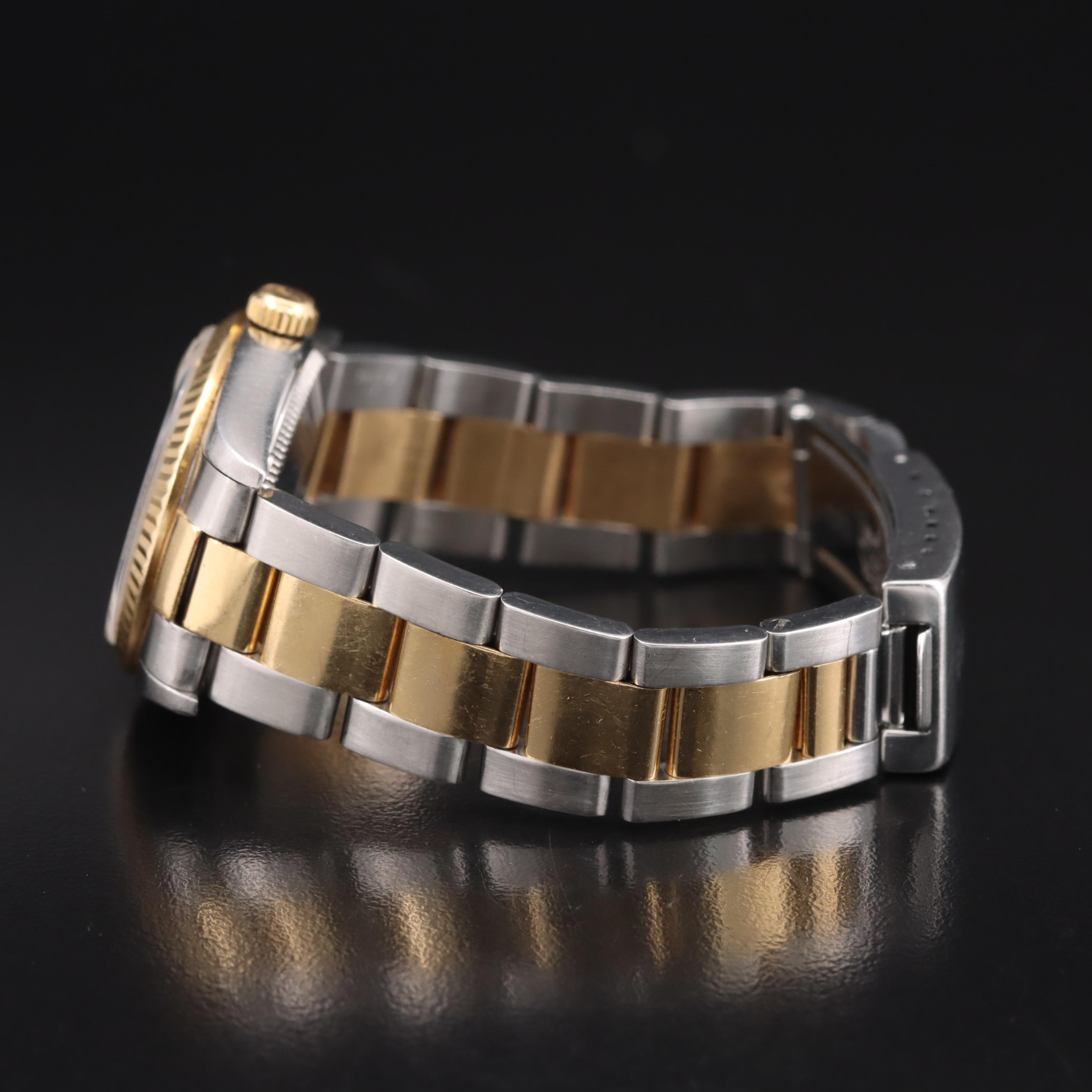 1993 Rolex Oyster Perpetual Mother-of-Pearl Diamond Custom Dial Datejust