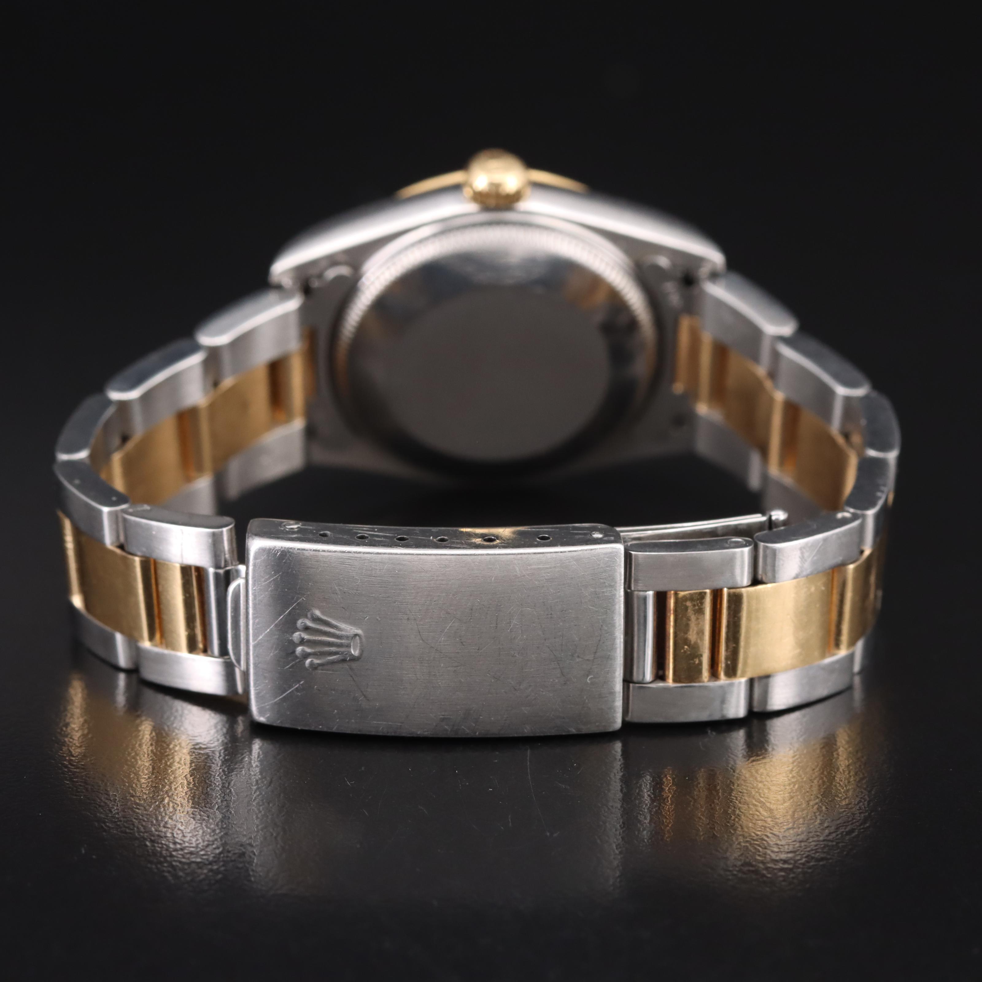 1993 Rolex Oyster Perpetual Mother-of-Pearl Diamond Custom Dial Datejust