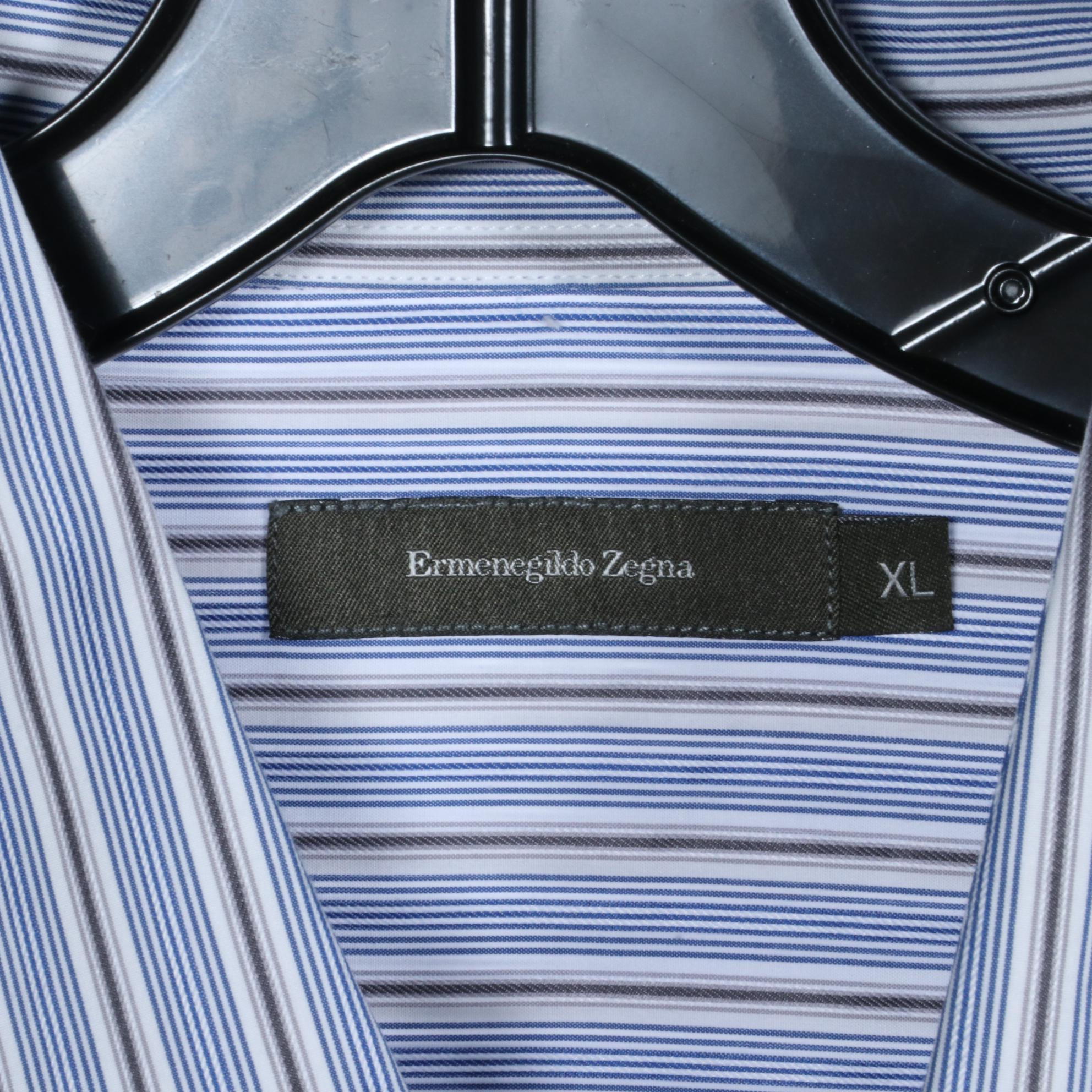 Men's Ermenegildo Zegna Dress Shirts and Canali Pleated Pants