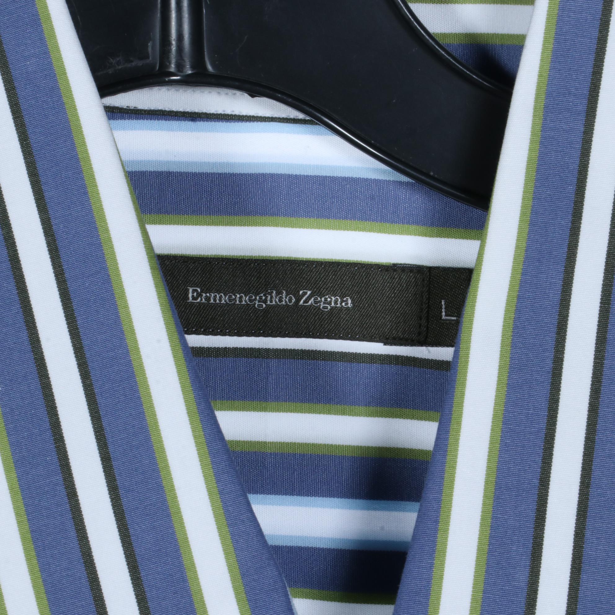 Men's Ermenegildo Zegna Dress Shirts and Canali Pleated Pants