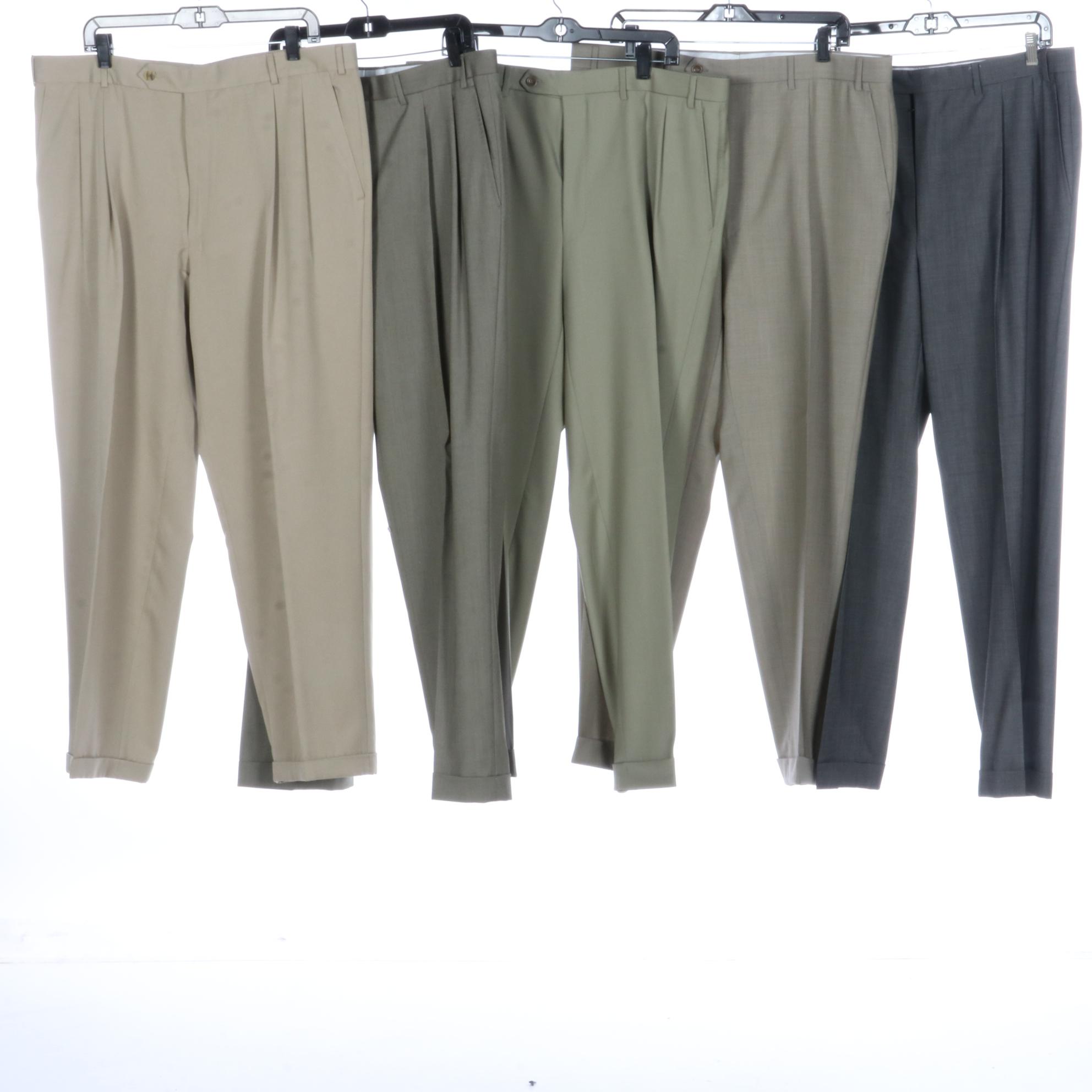 Men's Ermenegildo Zegna Dress Shirts and Canali Pleated Pants