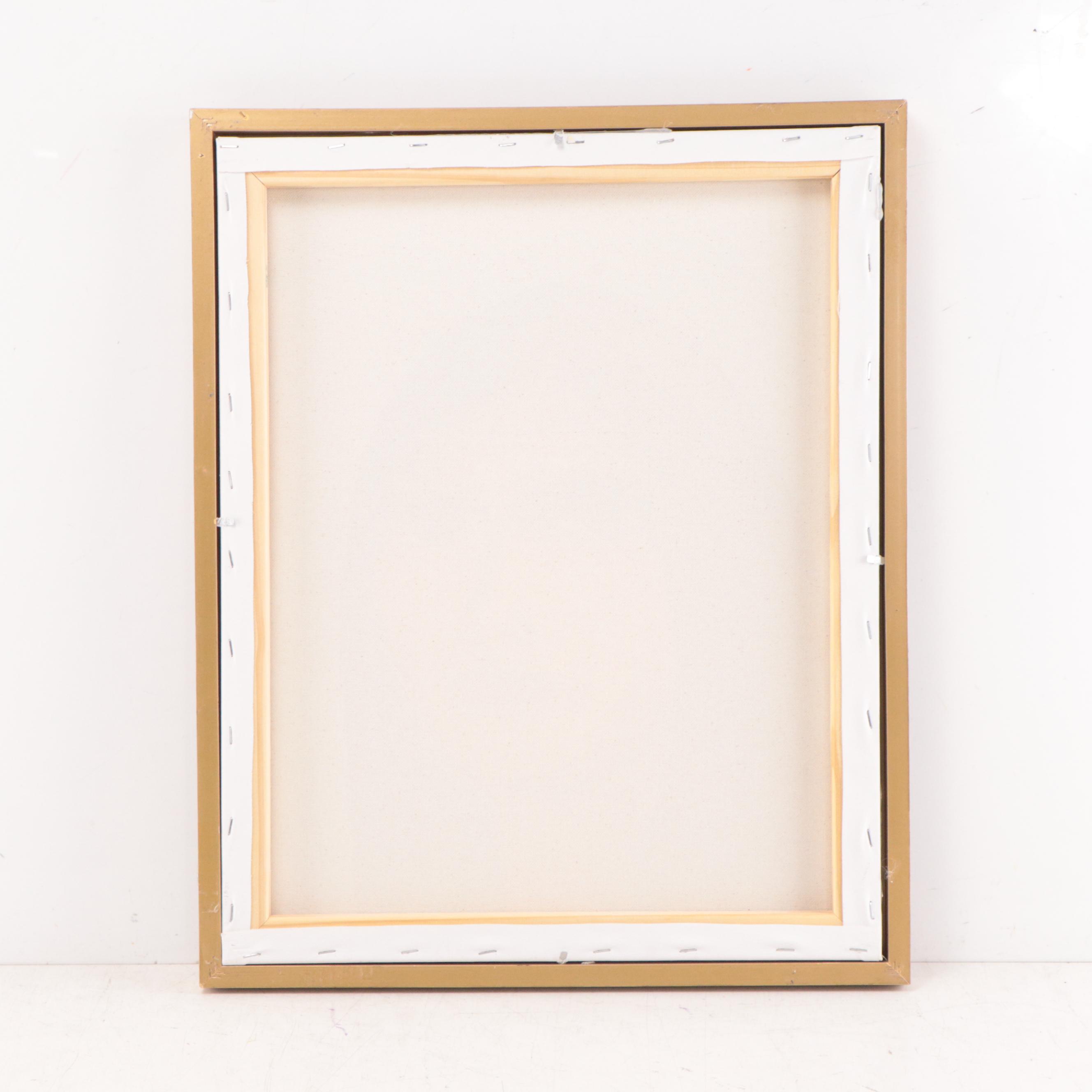 Fauvist Style Portrait Acrylic Painting, 21st Century