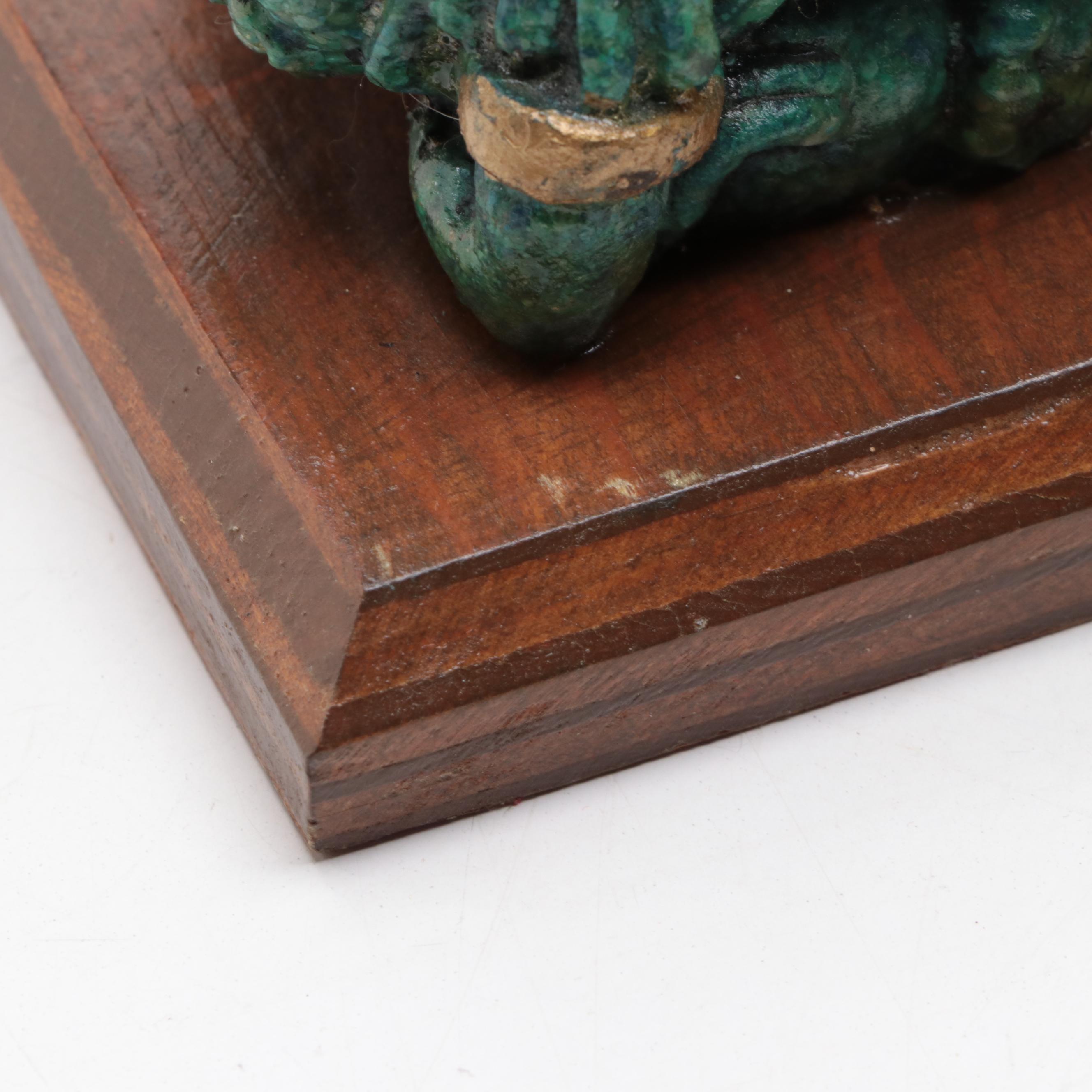 Aztec Style Warrior Figurine