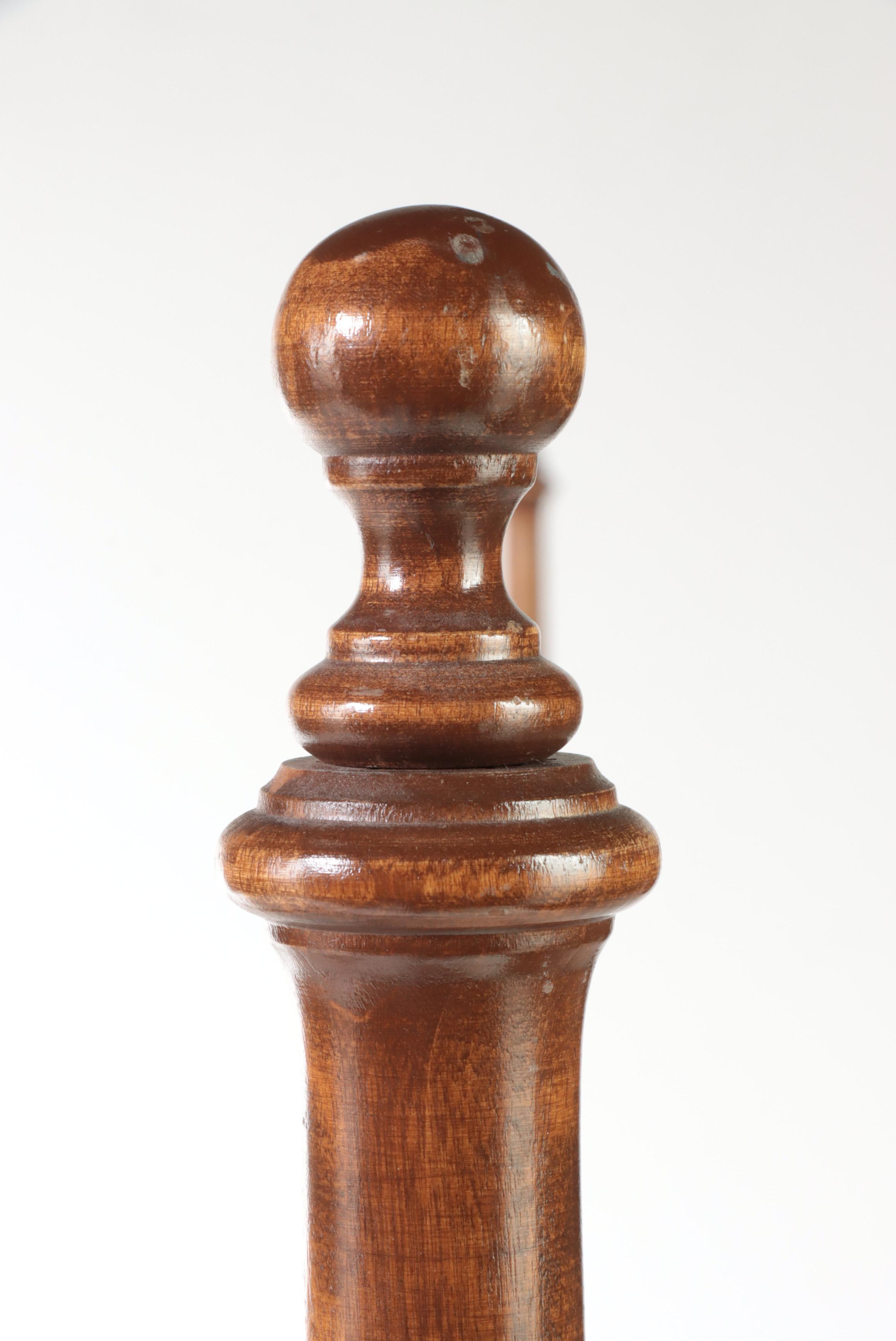 Ethan Allen Hardwood Twin Four-Poster Bed Frame