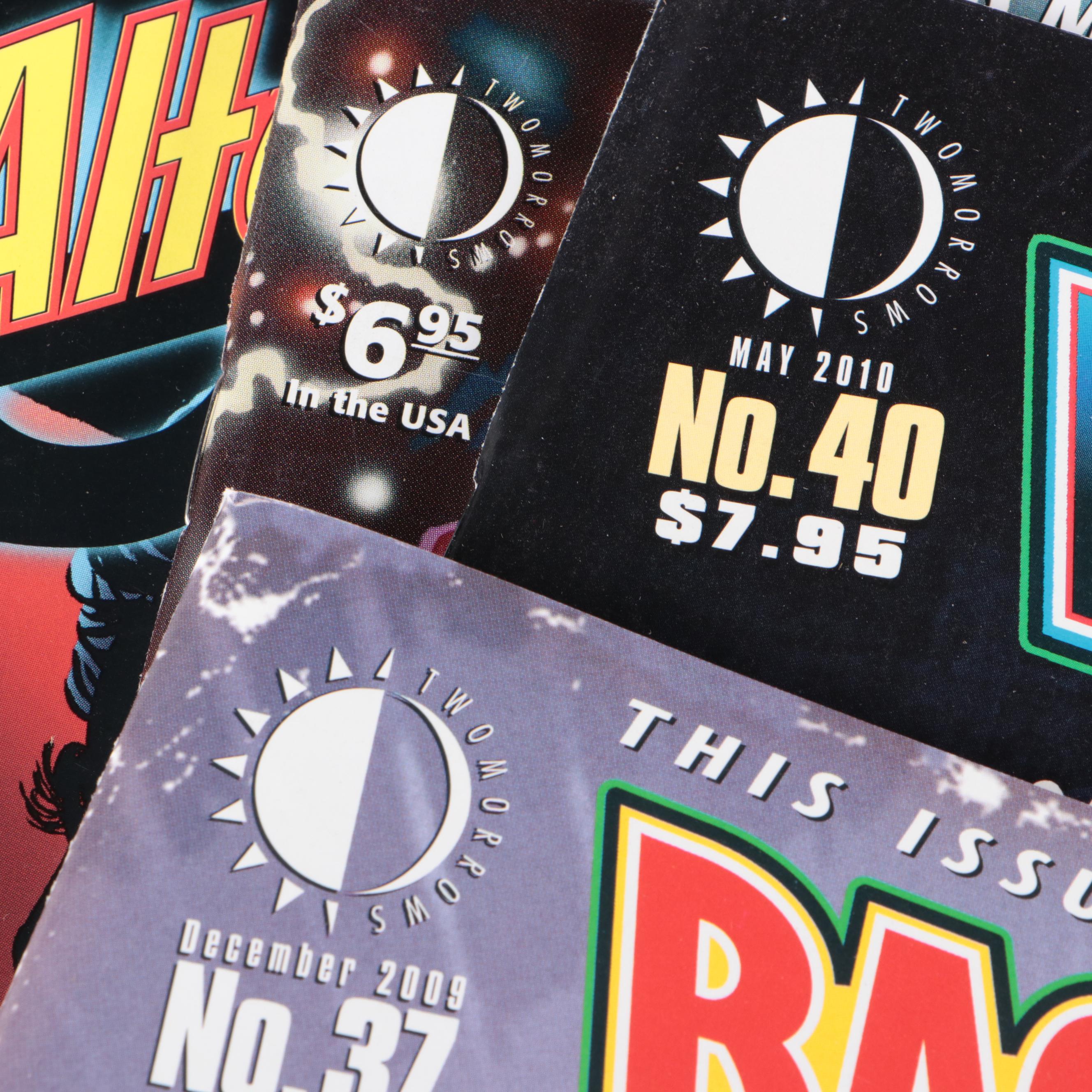 "Write Now!", "Back Issue", "Alter Ego" Comic Book Magazines