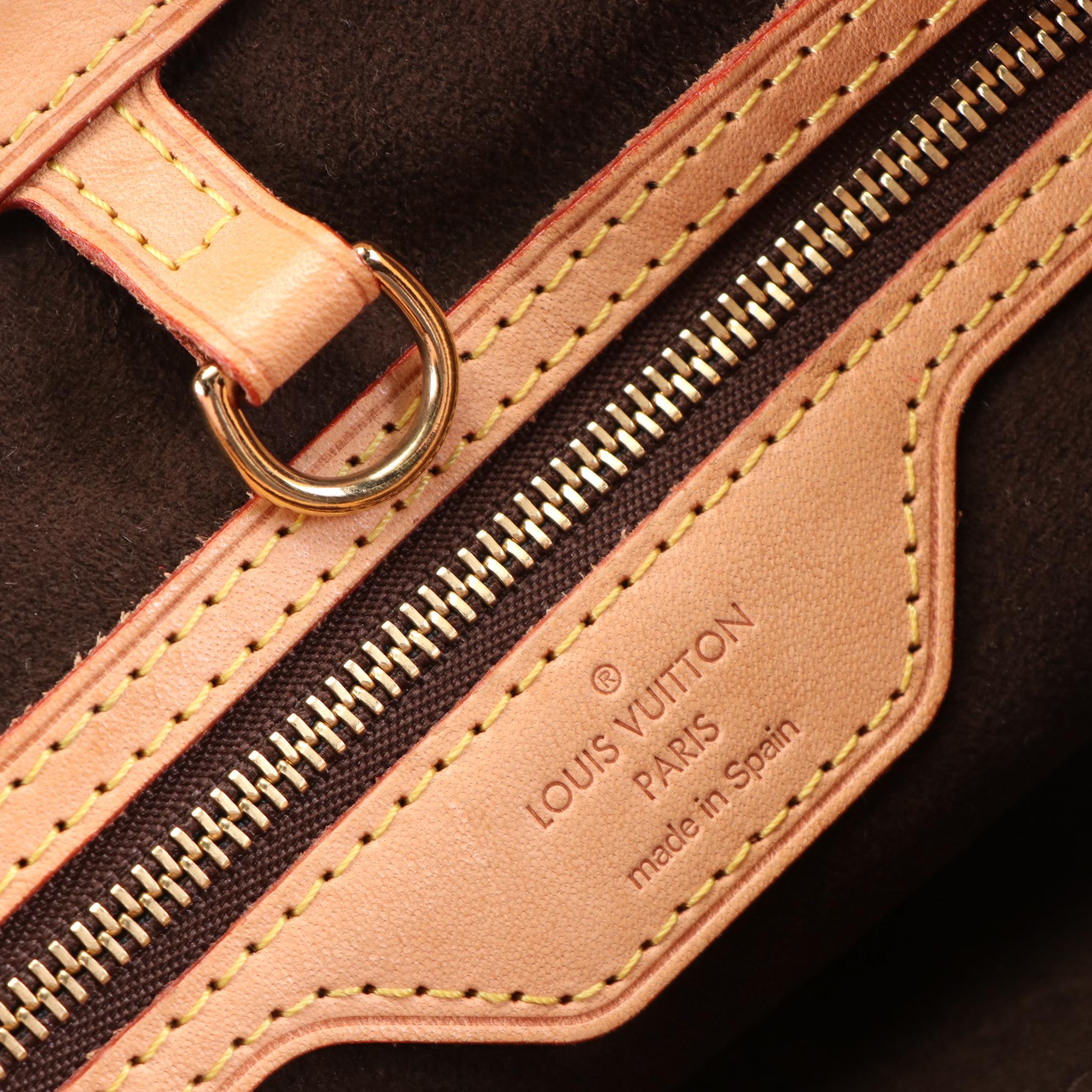 Louis Vuitton Wilshire MM Tote in  Monogram Canvas and Vachetta Leather