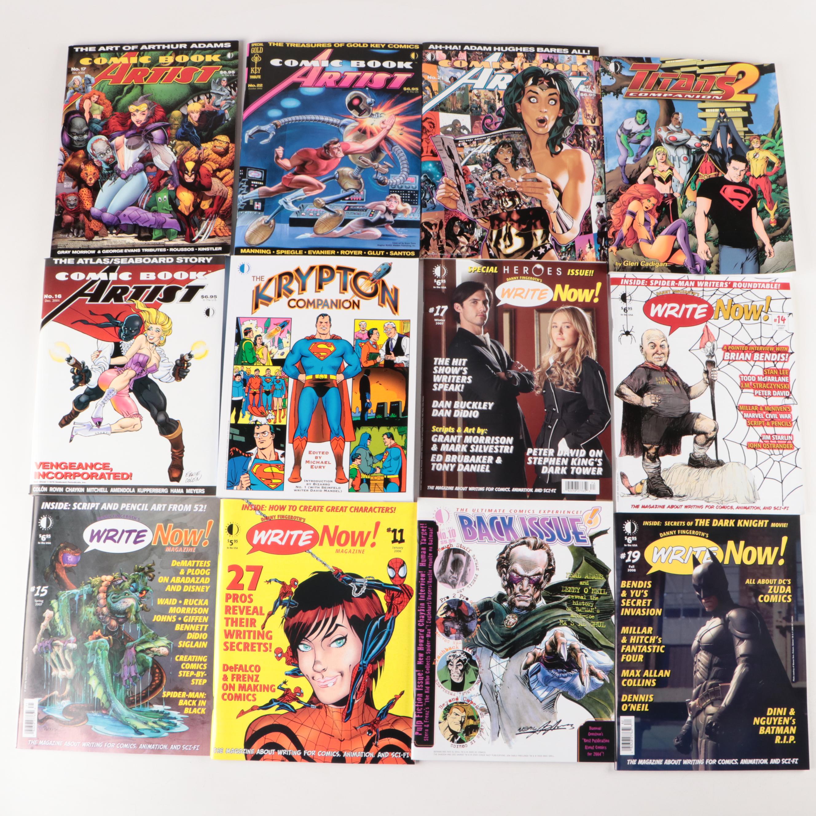 Modern Age "Write Now!", "Comic Book Artist", "Alter Ego", More Comic Magazines